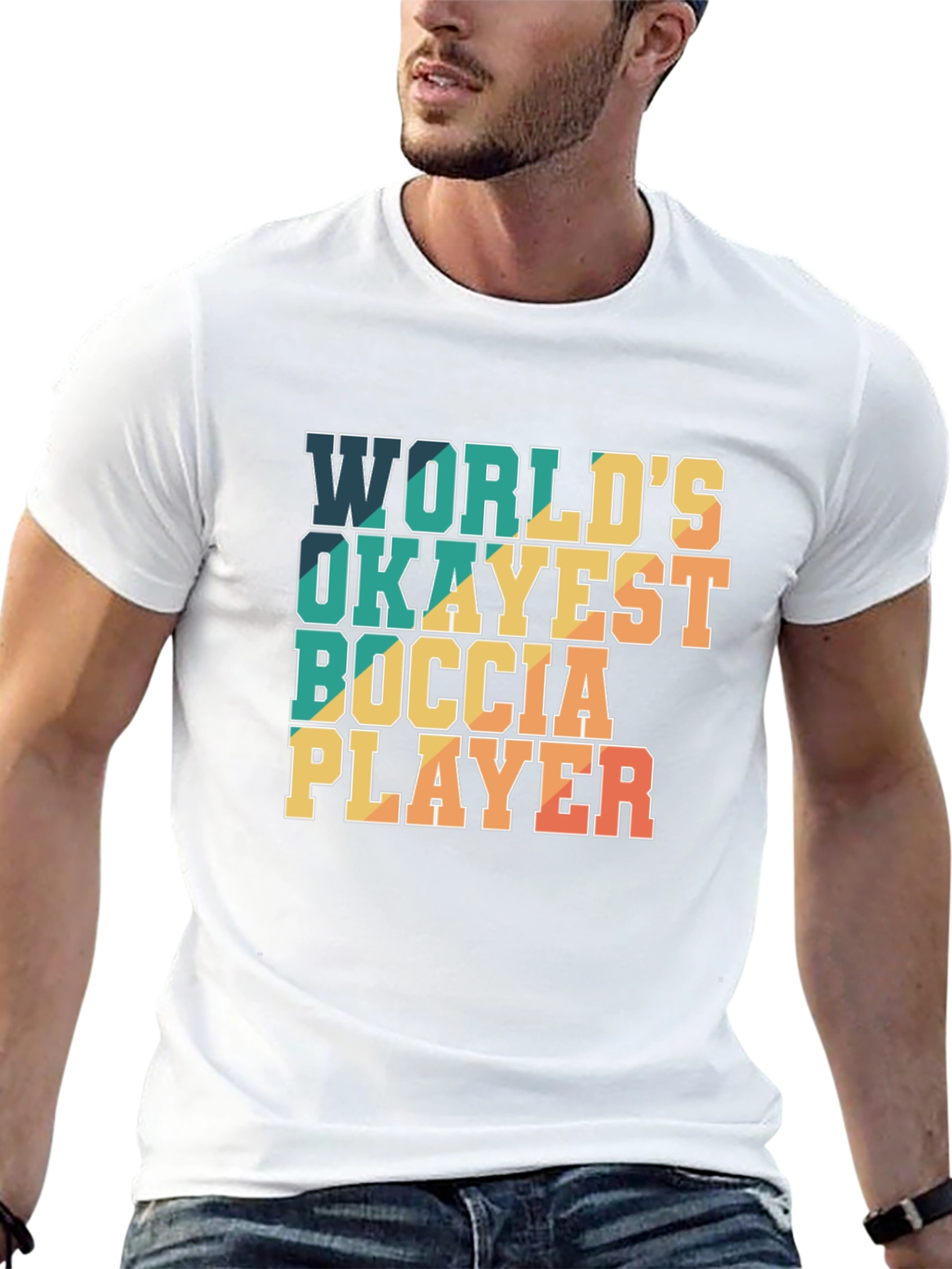 Worlds Okayest Boccia Player T-Shirt