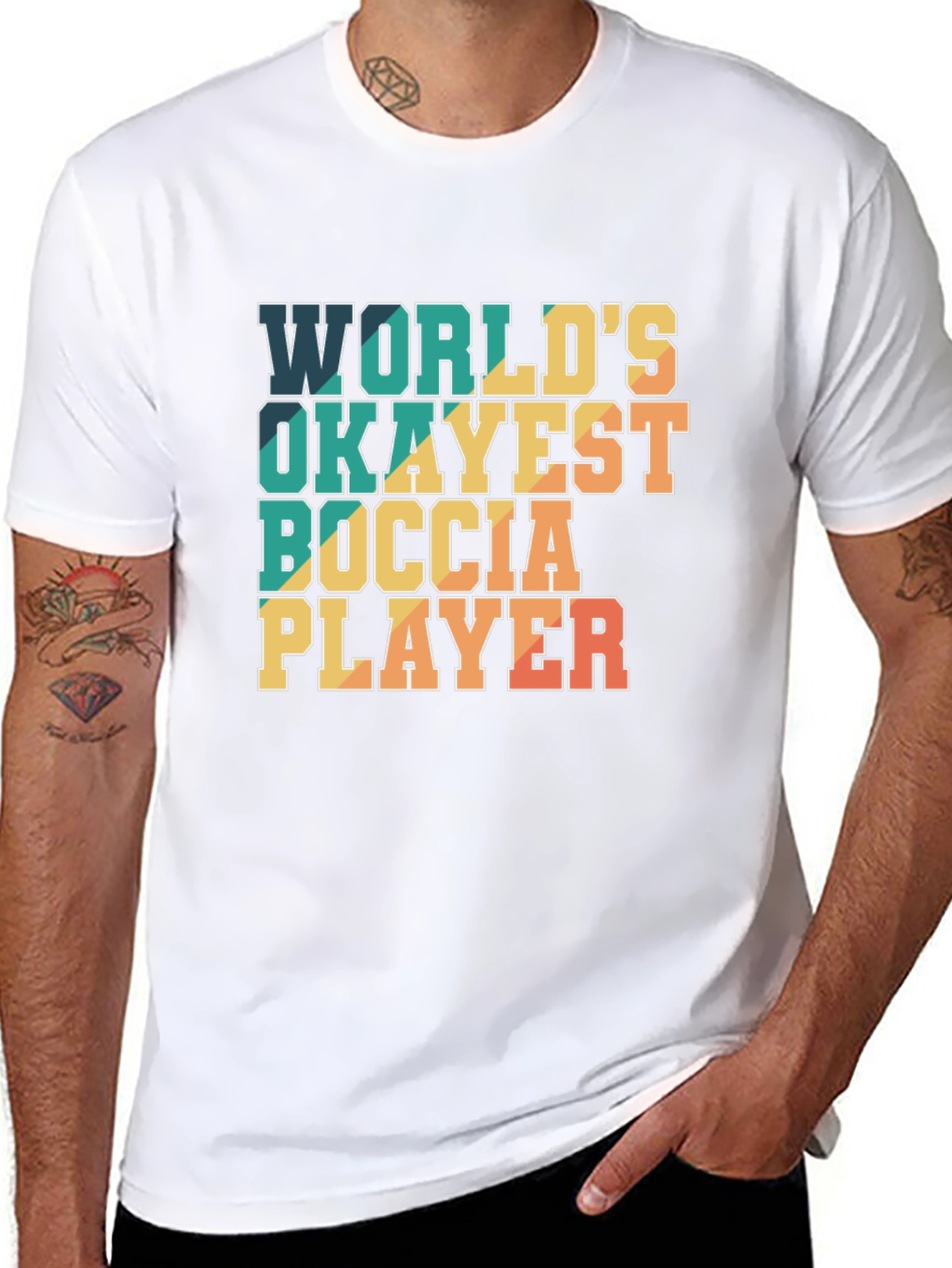 Worlds Okayest Boccia Player T-Shirt