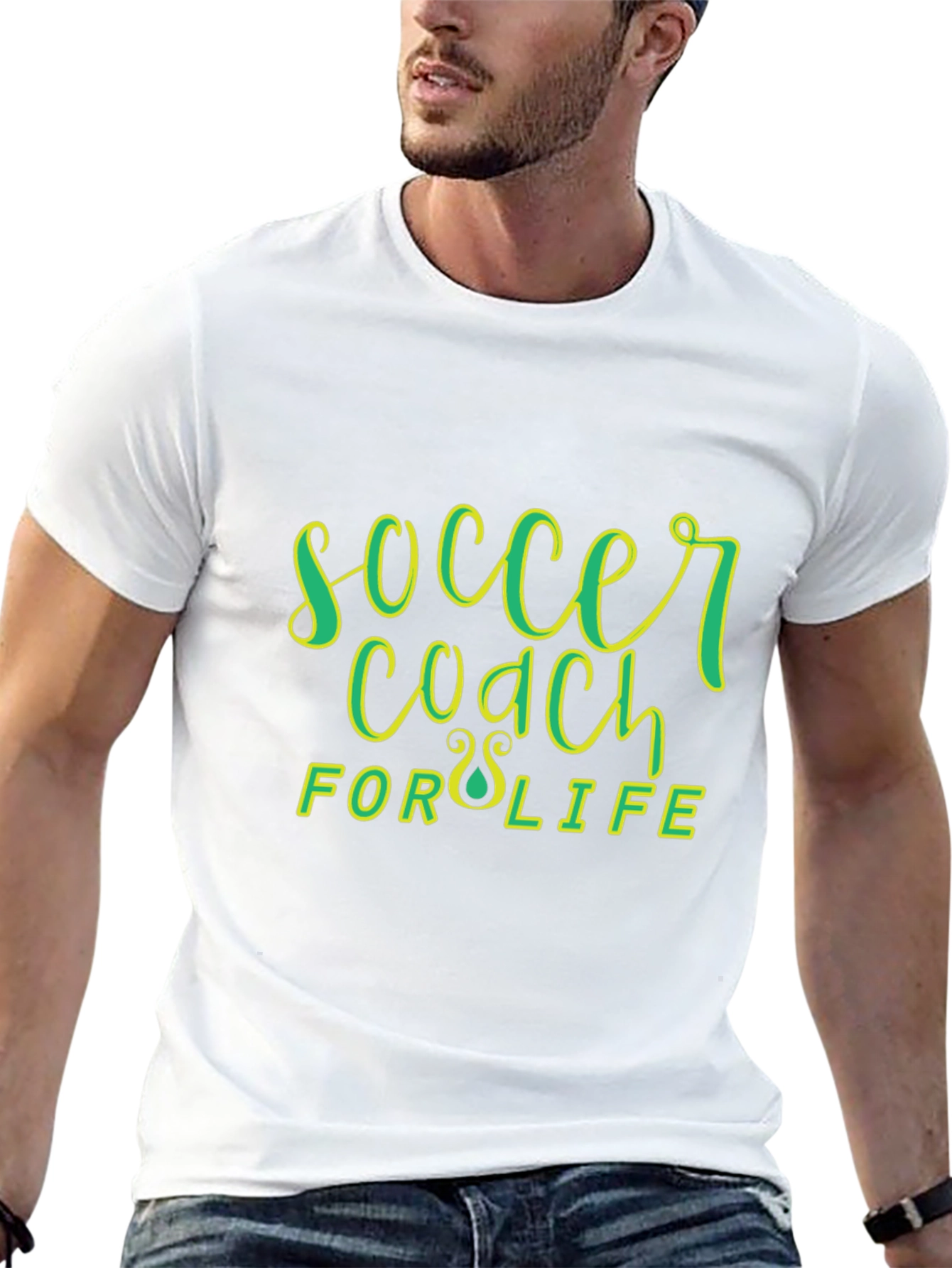 Soccer Coach for Life Black T-Shirt
