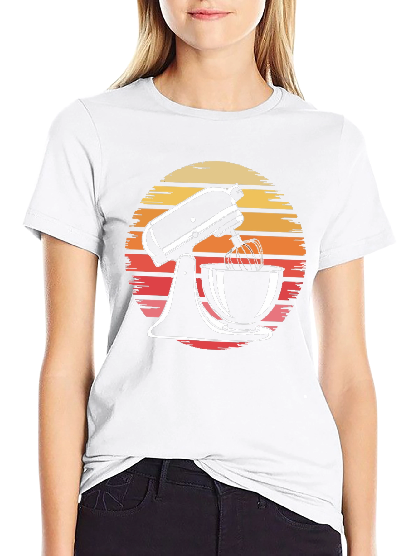 Retro Sunset Mixer Graphic Tee