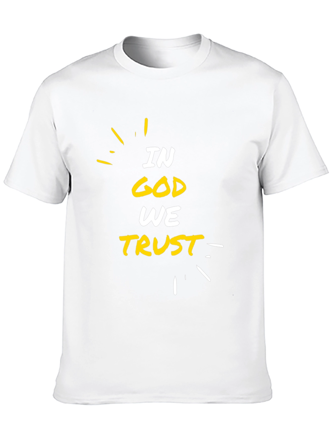 In God We Trust Black Graphic T-Shirt