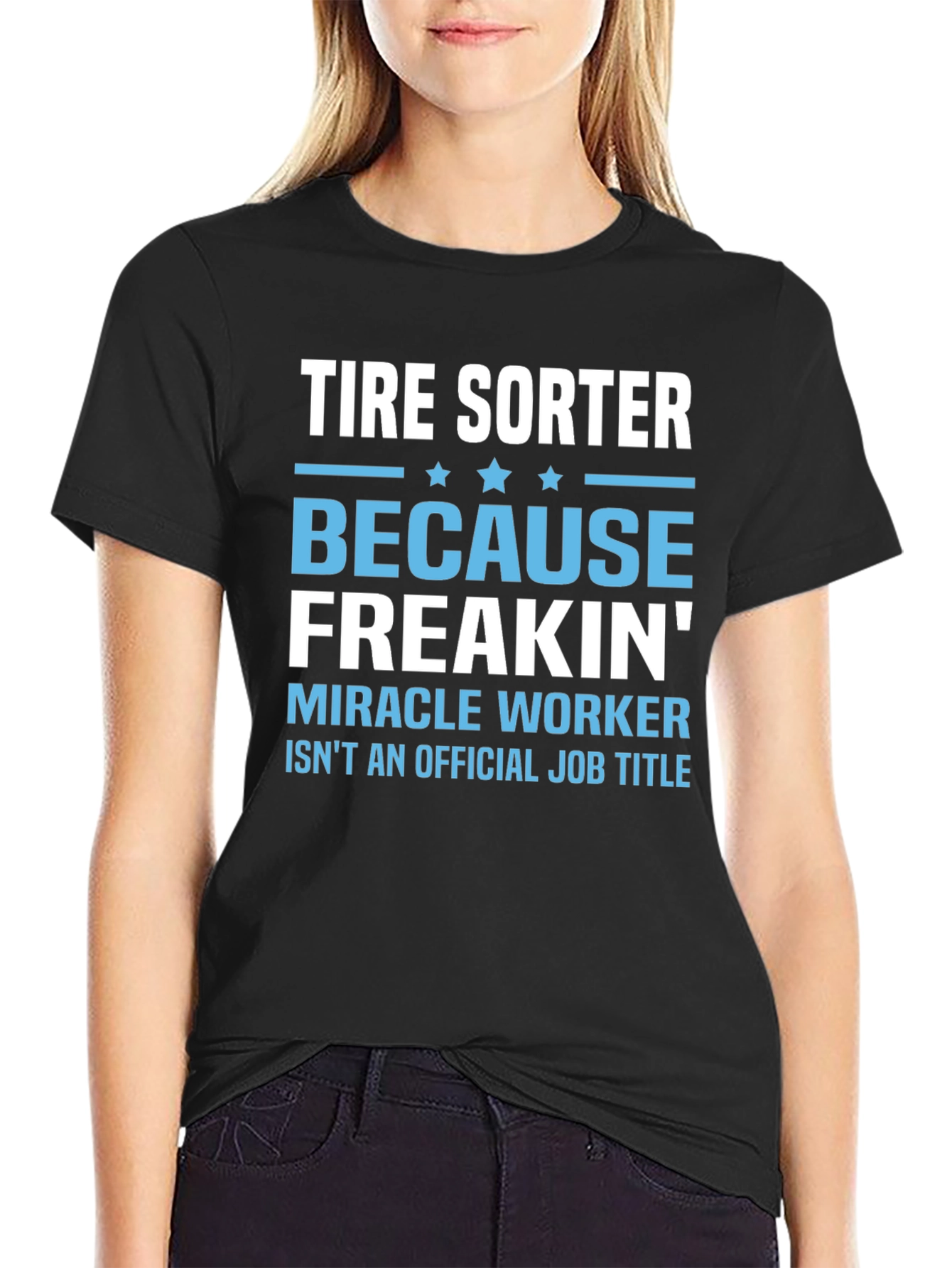 Tire Sorter Funny Job Title T-Shirt