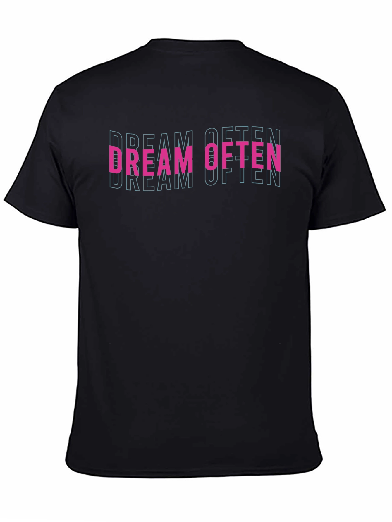 Dream Often Graphic Tee - Black