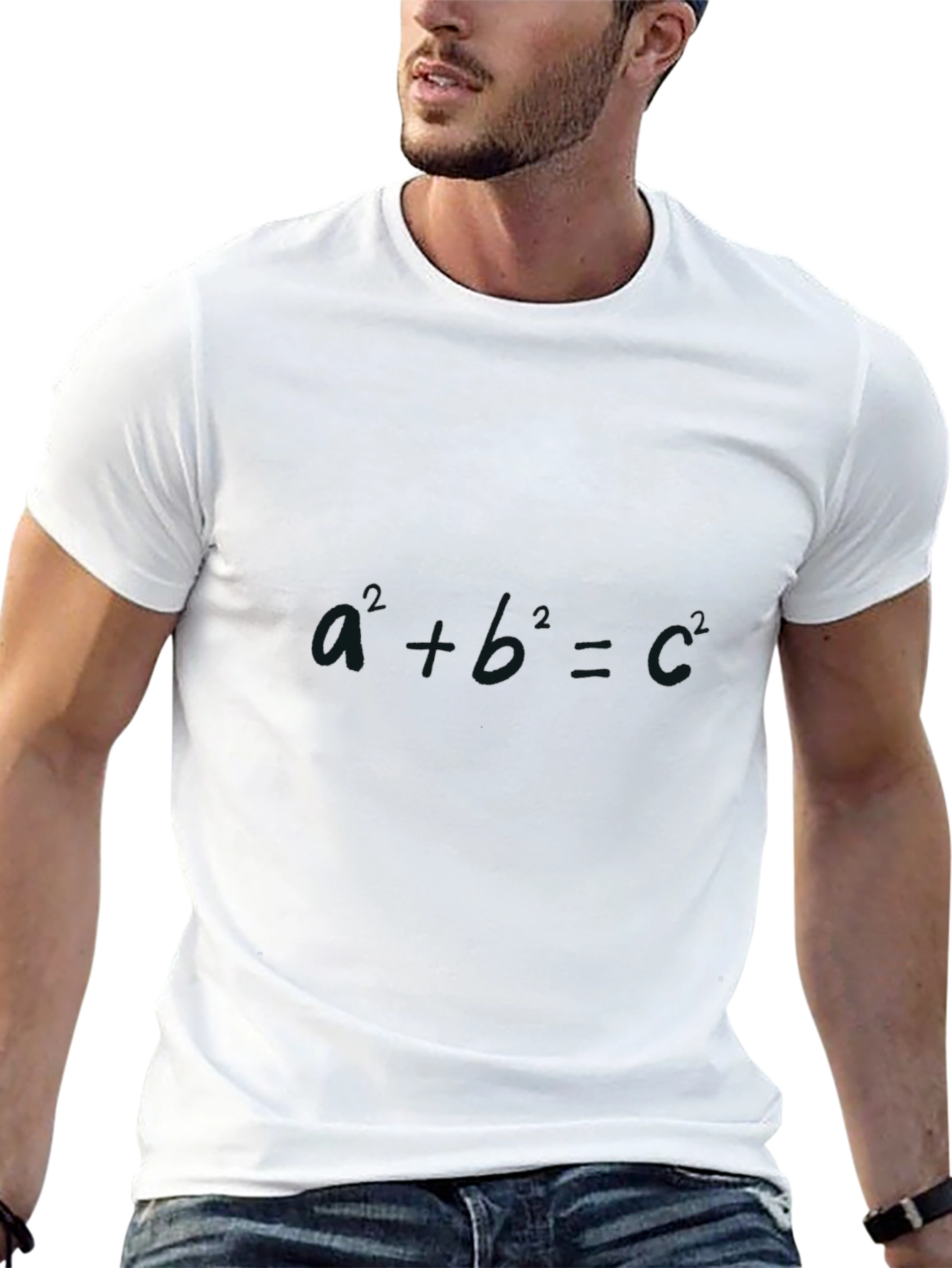 Math Formula Graphic Black T-Shirt