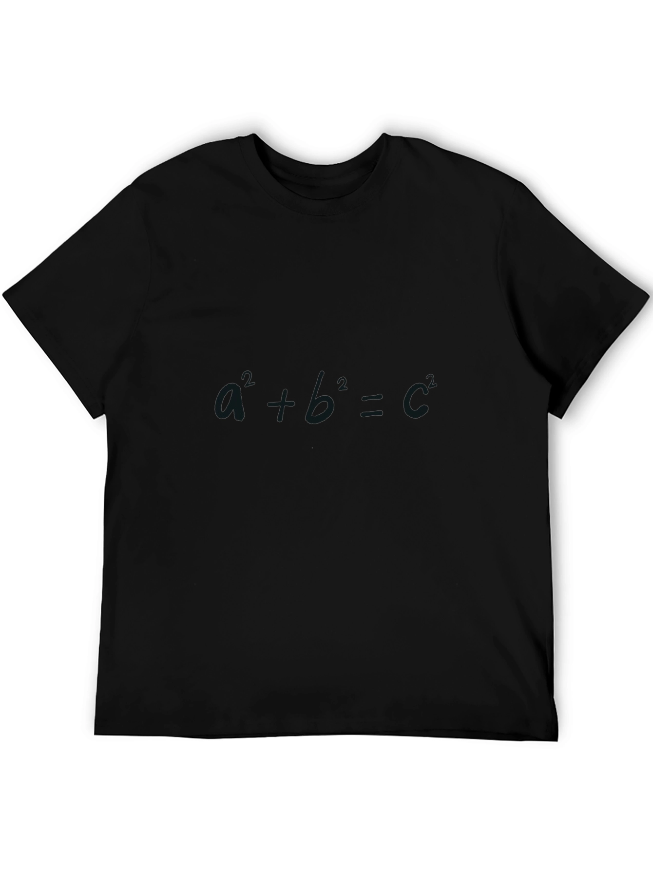 Math Formula Graphic Black T-Shirt