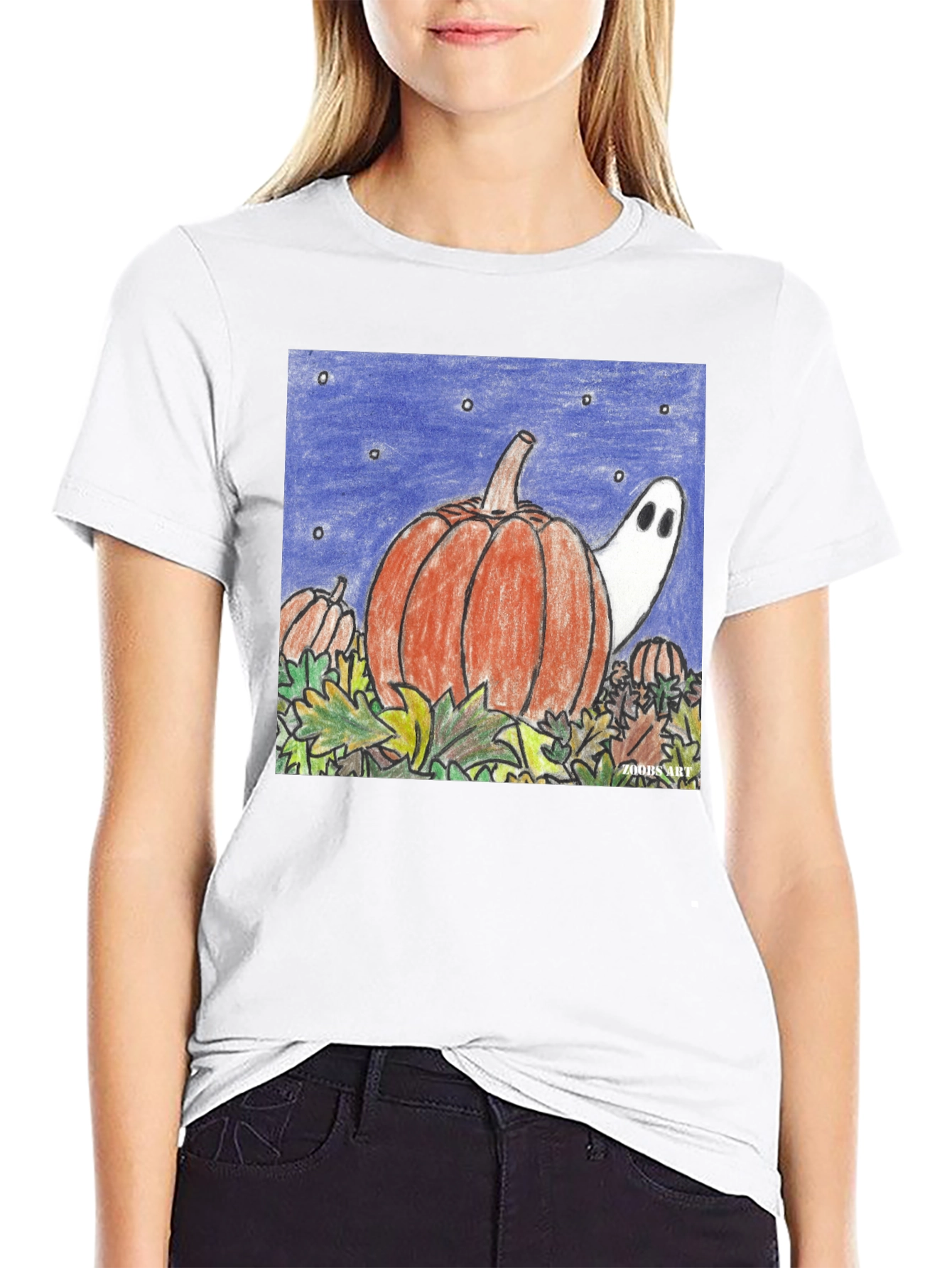 Halloween Pumpkin Ghost Unisex T-Shirt