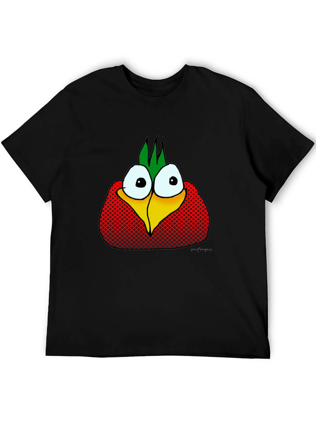 Funny Cartoon Bird T-Shirt