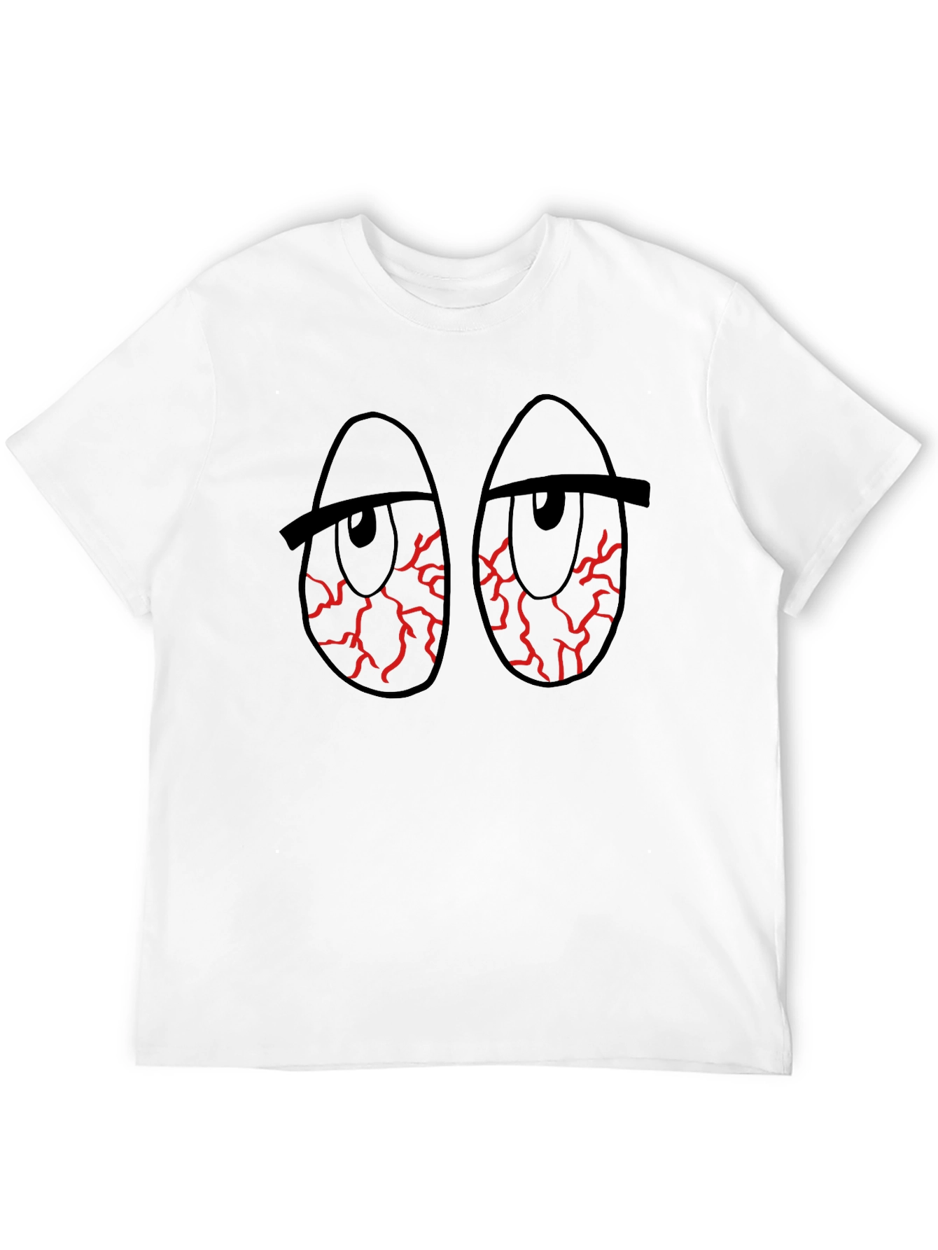 Red Eye Graphic Black T-Shirt
