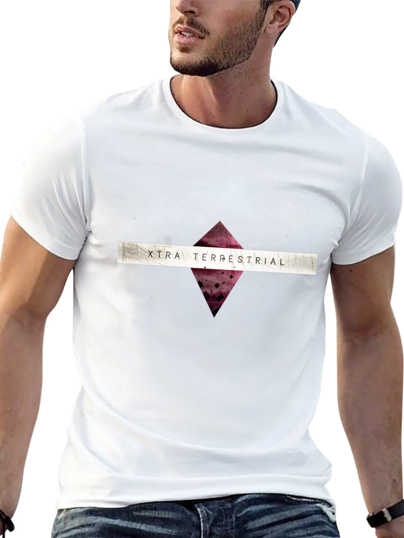 XTRA TERRESTRIAL Graphic Black T-Shirt