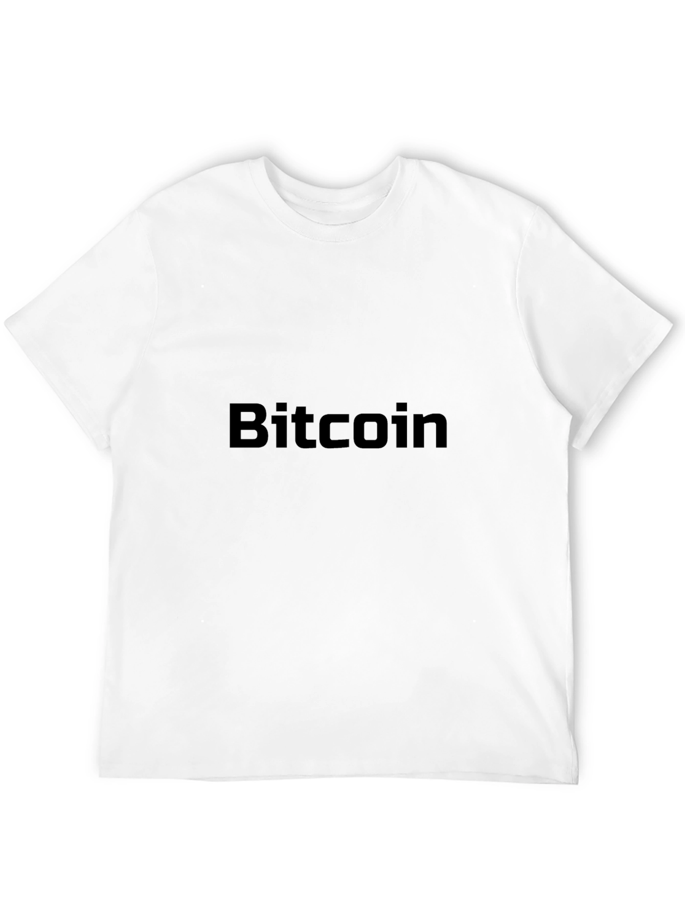 Bitcoin Black T-Shirt Crypto Currency Tee