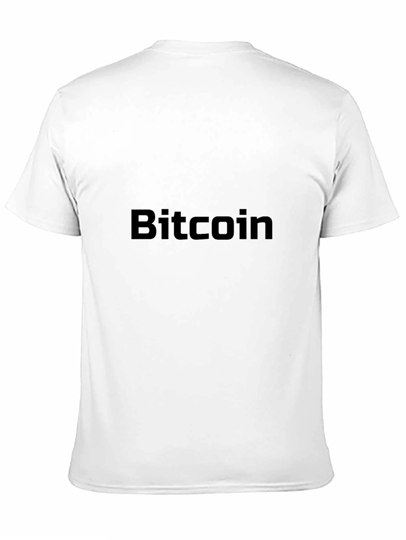Bitcoin Black T-Shirt Crypto Currency Tee