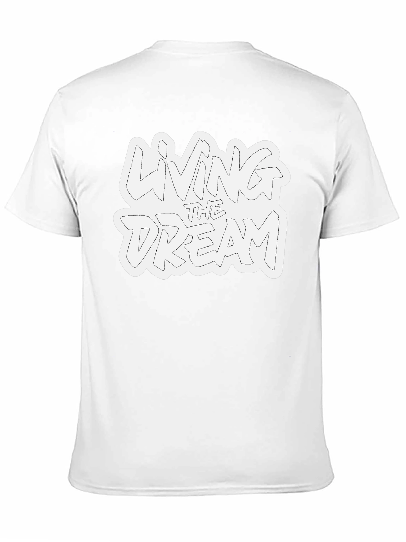 Living the Dream Black Graphic Tee