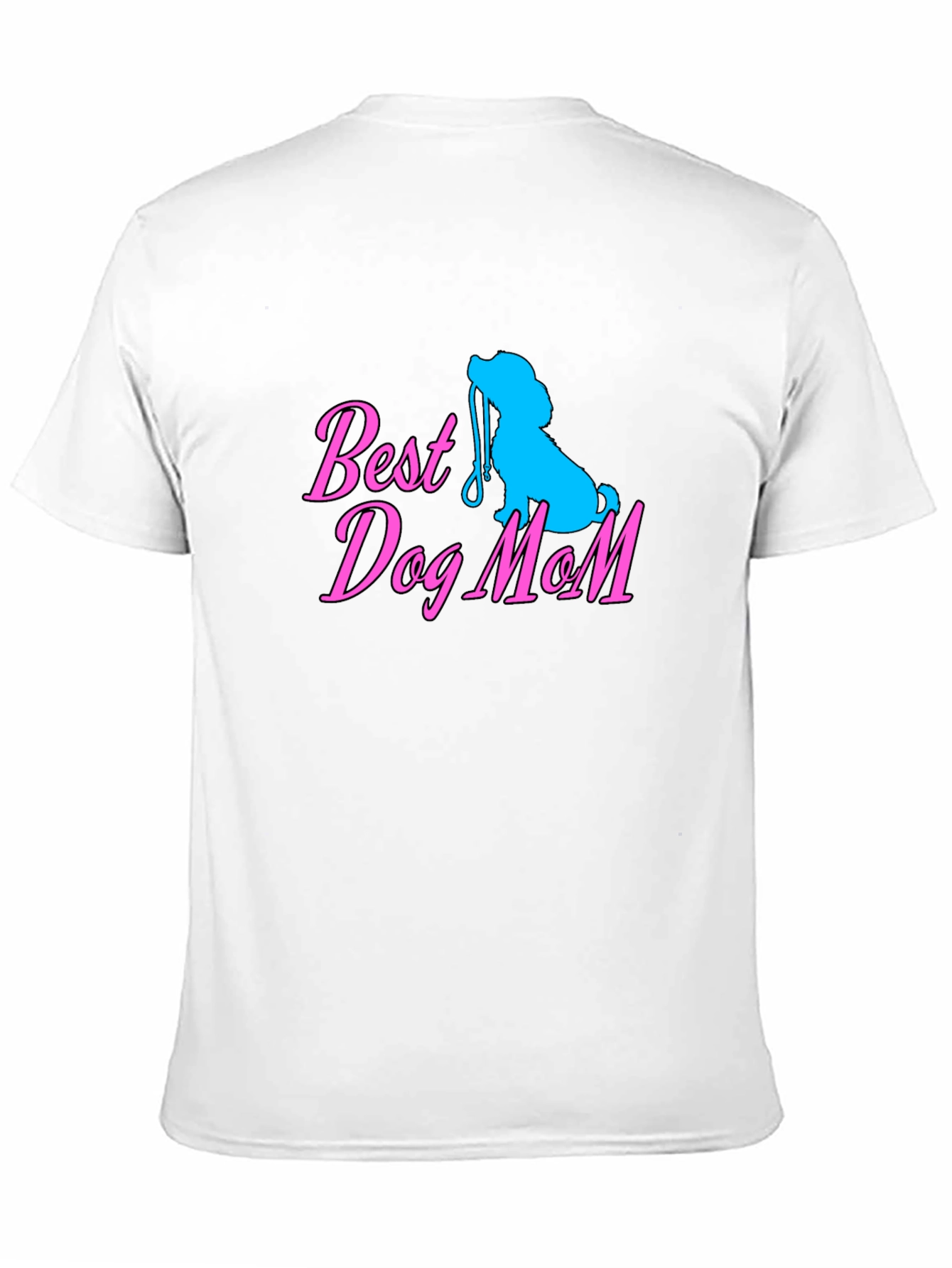 Best Dog Mom Black T-Shirt Cute Dog Lover Tee