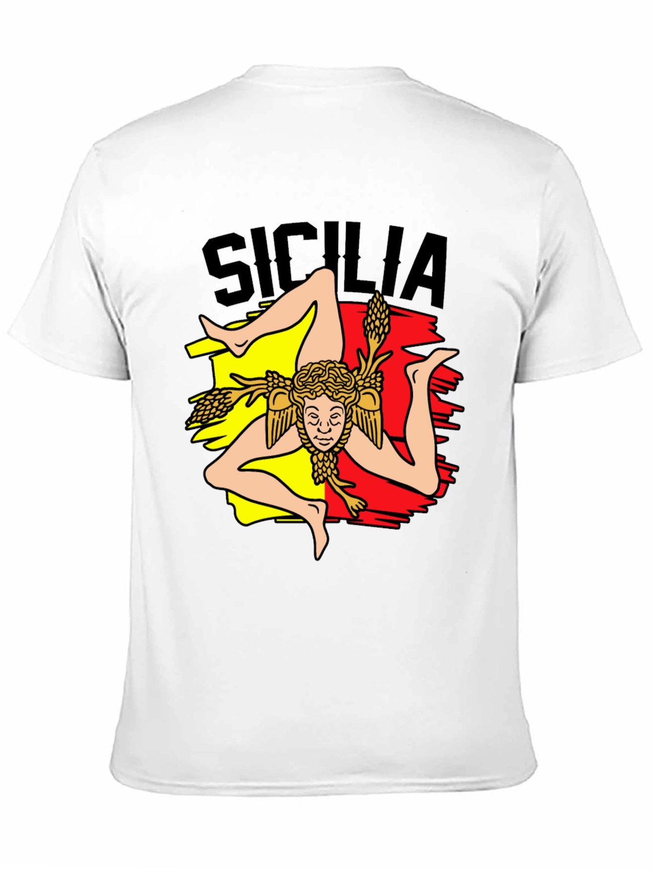 Sicilia Trinacria T-Shirt - Italy Sicilian Symbol Tee