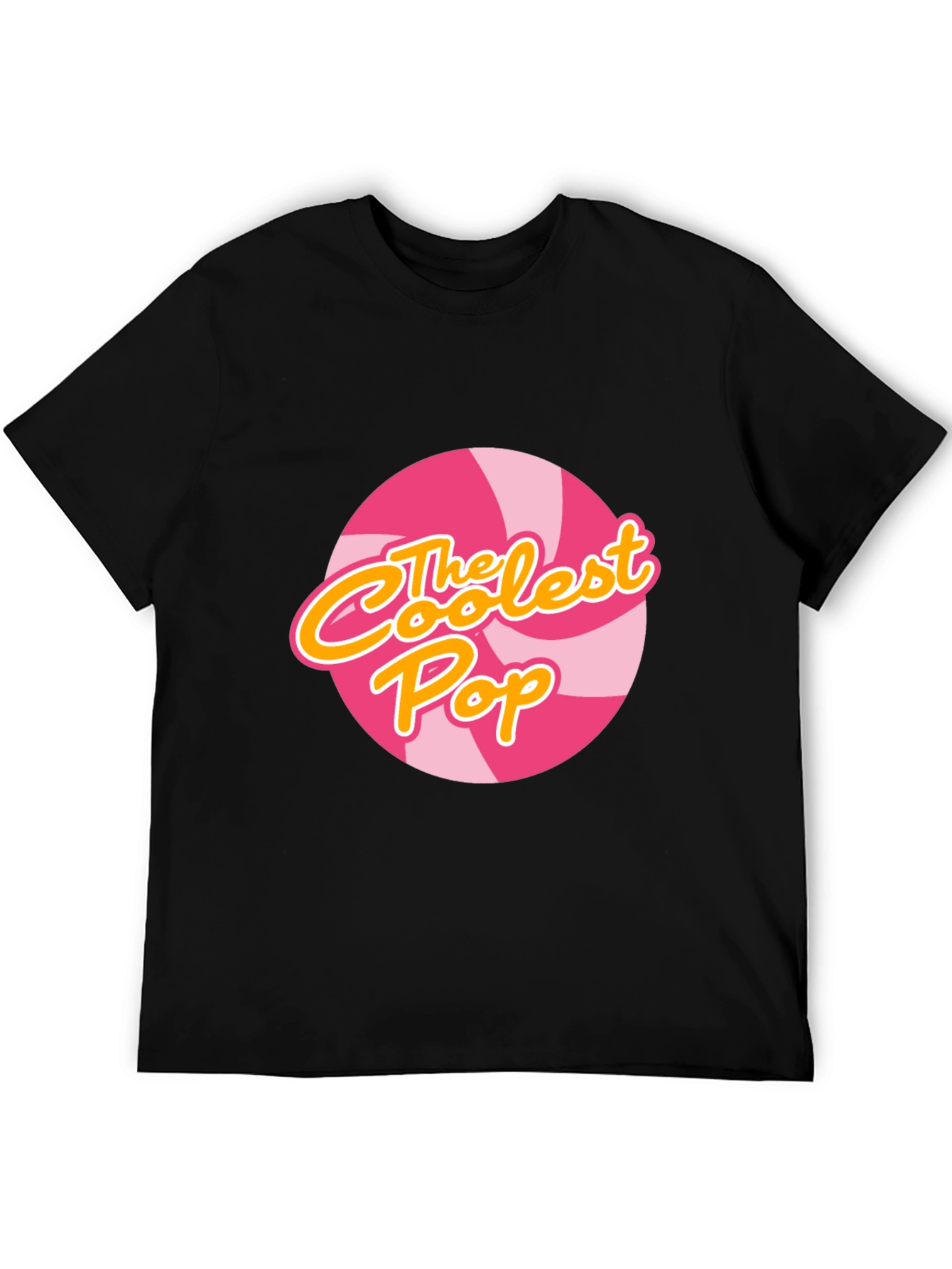 Coolest Pop Graphic T-Shirt - Candy Swirl Design