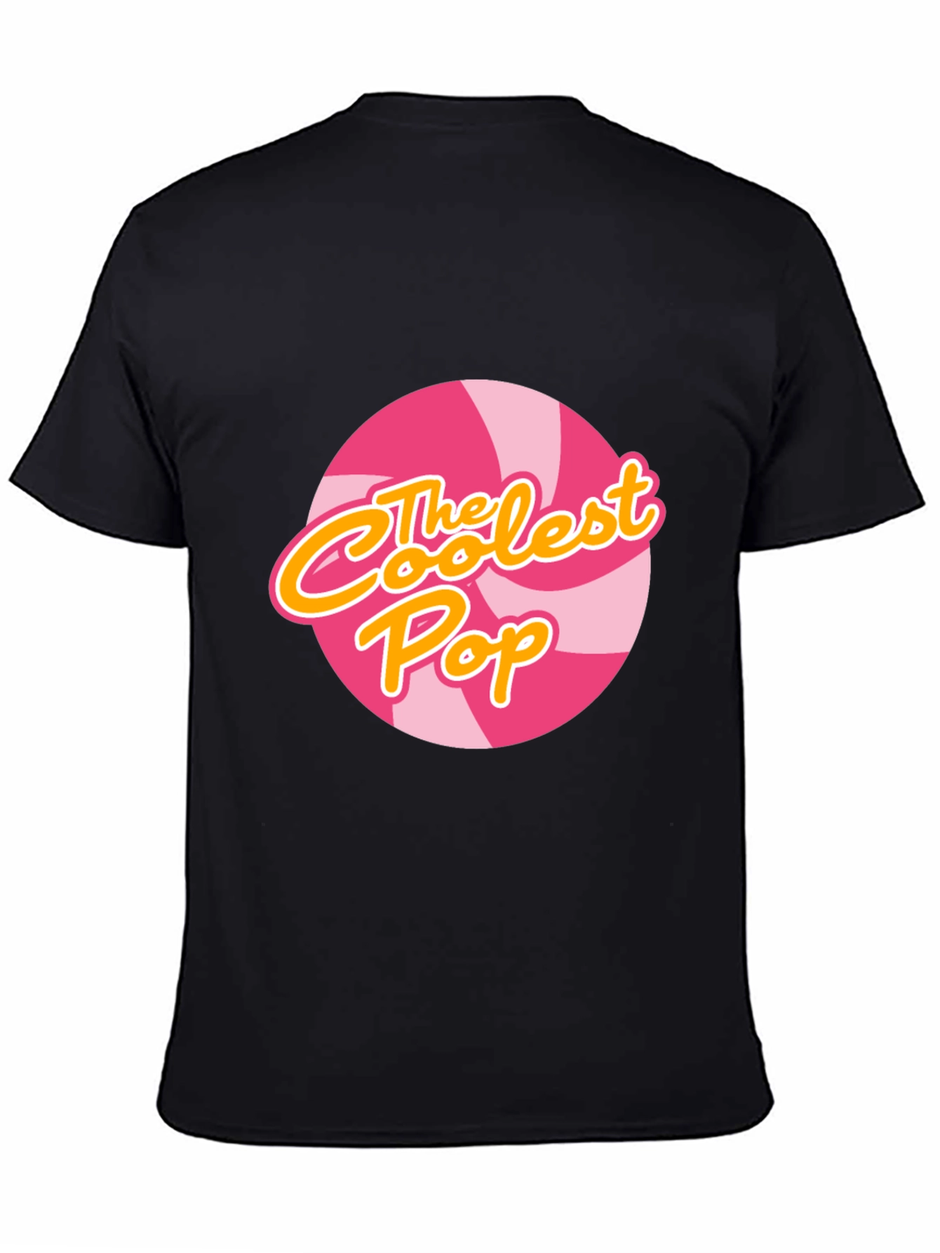Coolest Pop Graphic T-Shirt - Candy Swirl Design