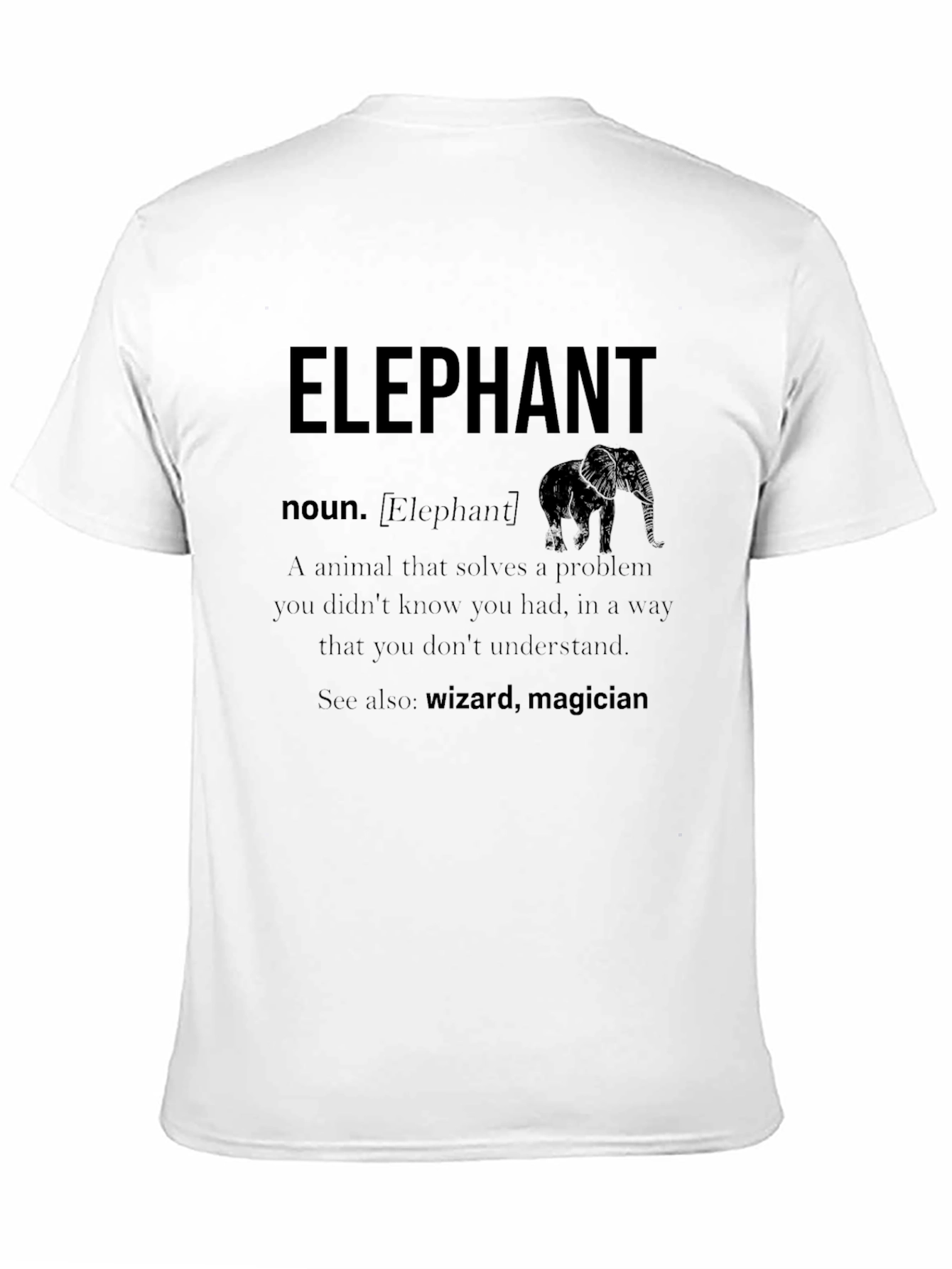 Elephant Definition T-Shirt