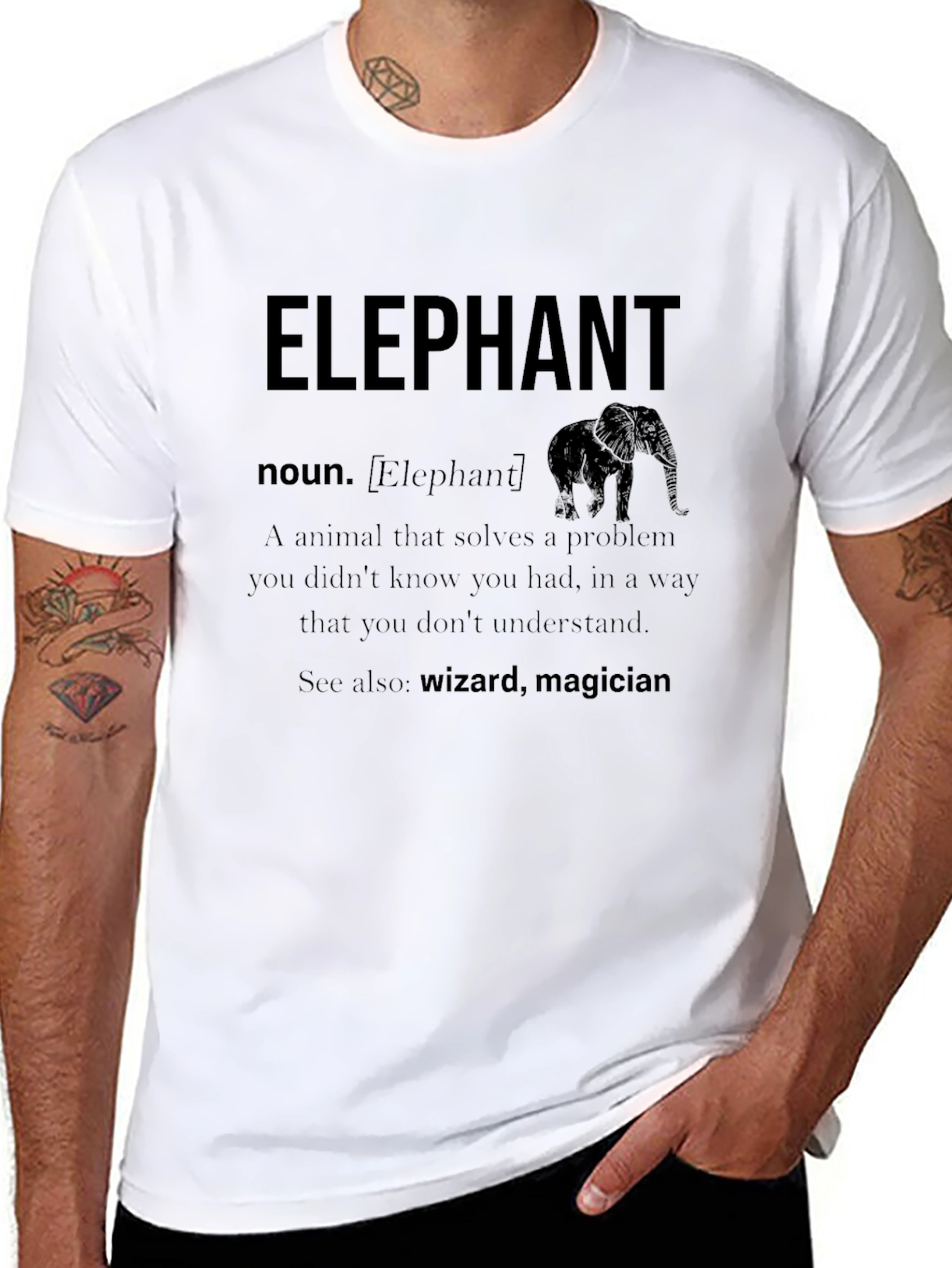 Elephant Definition T-Shirt