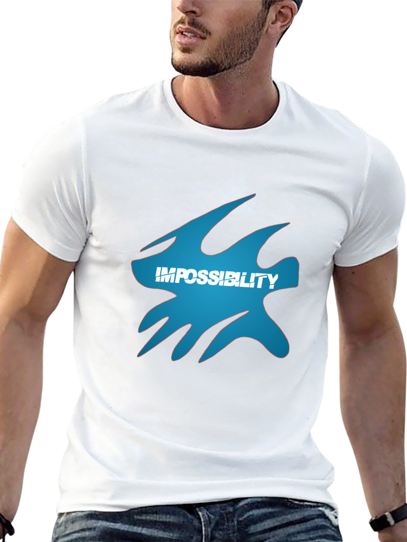 Impossibility Graphic Black T-Shirt
