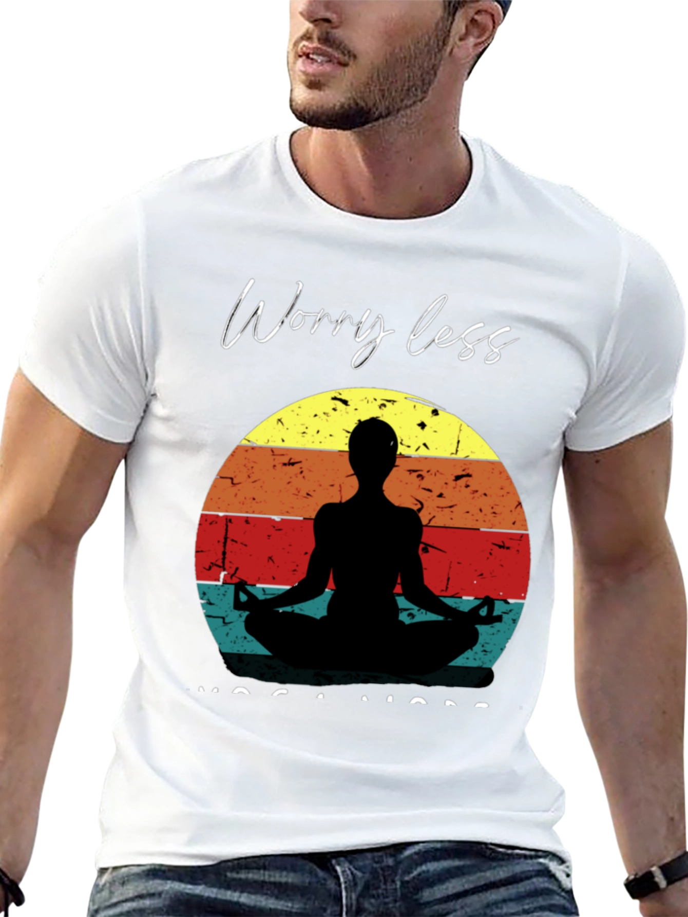 Worry Less Yoga More Graphic T-Shirt