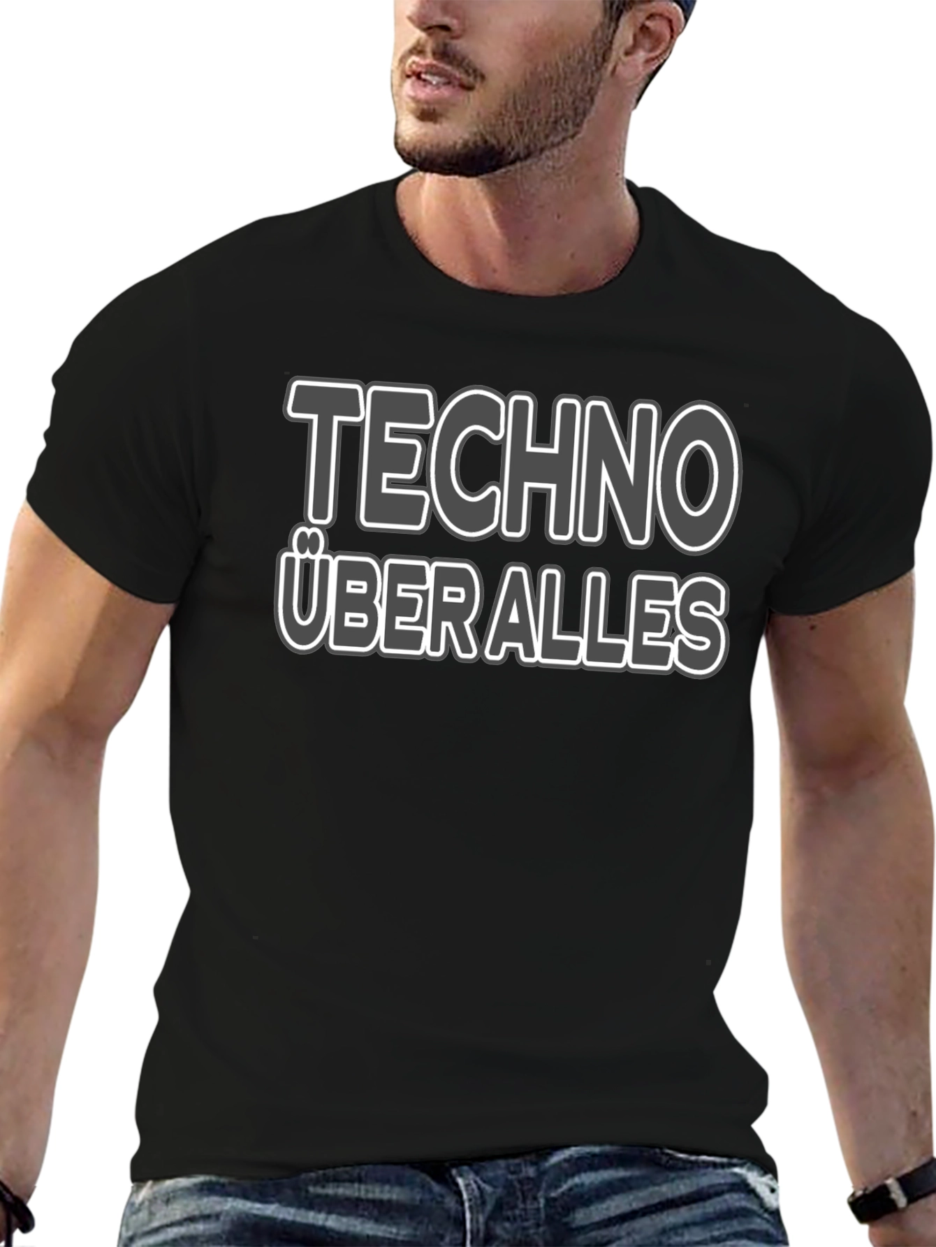 Techno Uber Alles T-Shirt - Stylish Graphic Tee