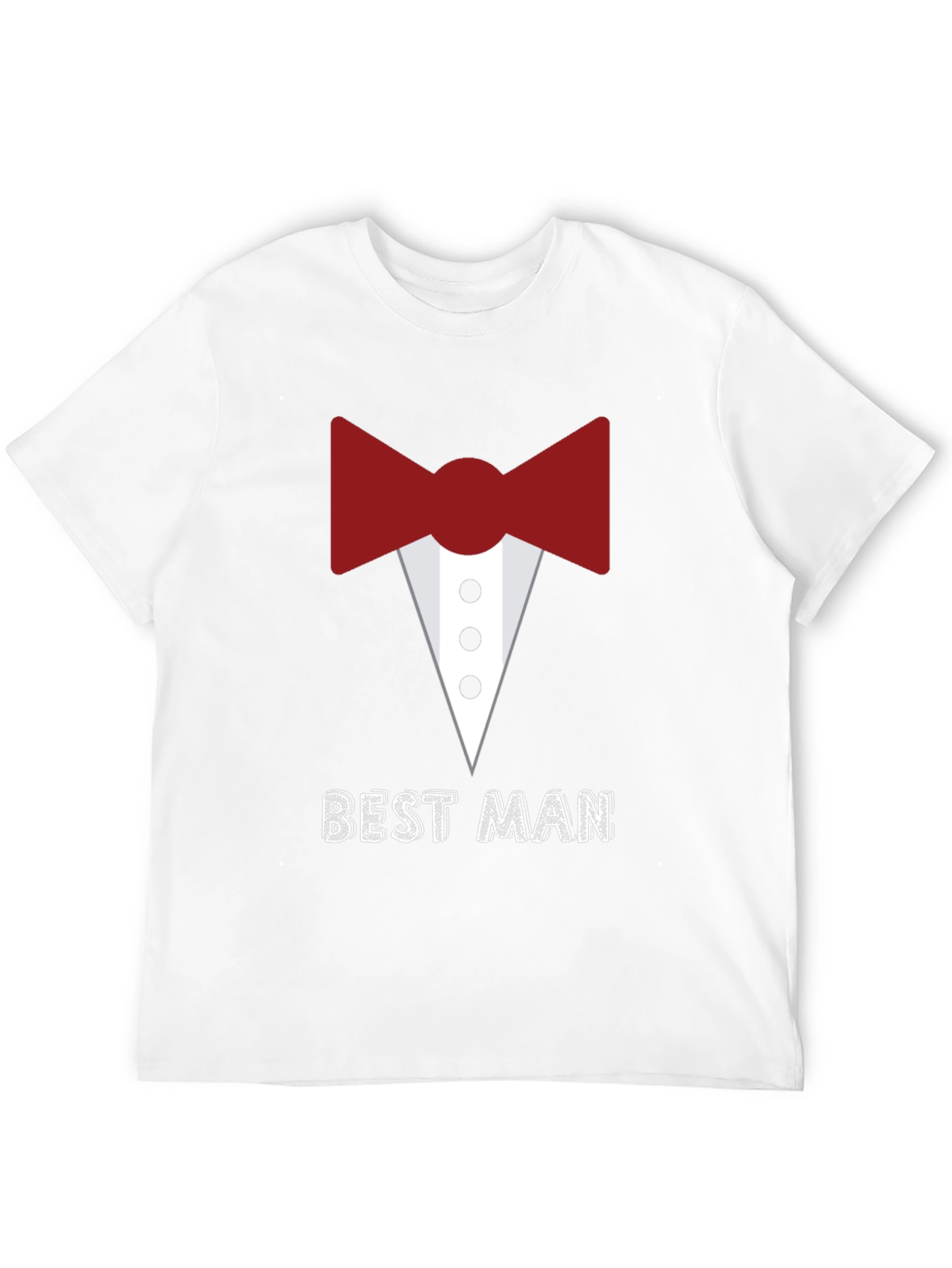 Best Man Tuxedo Graphic Tee - Wedding Party Apparel