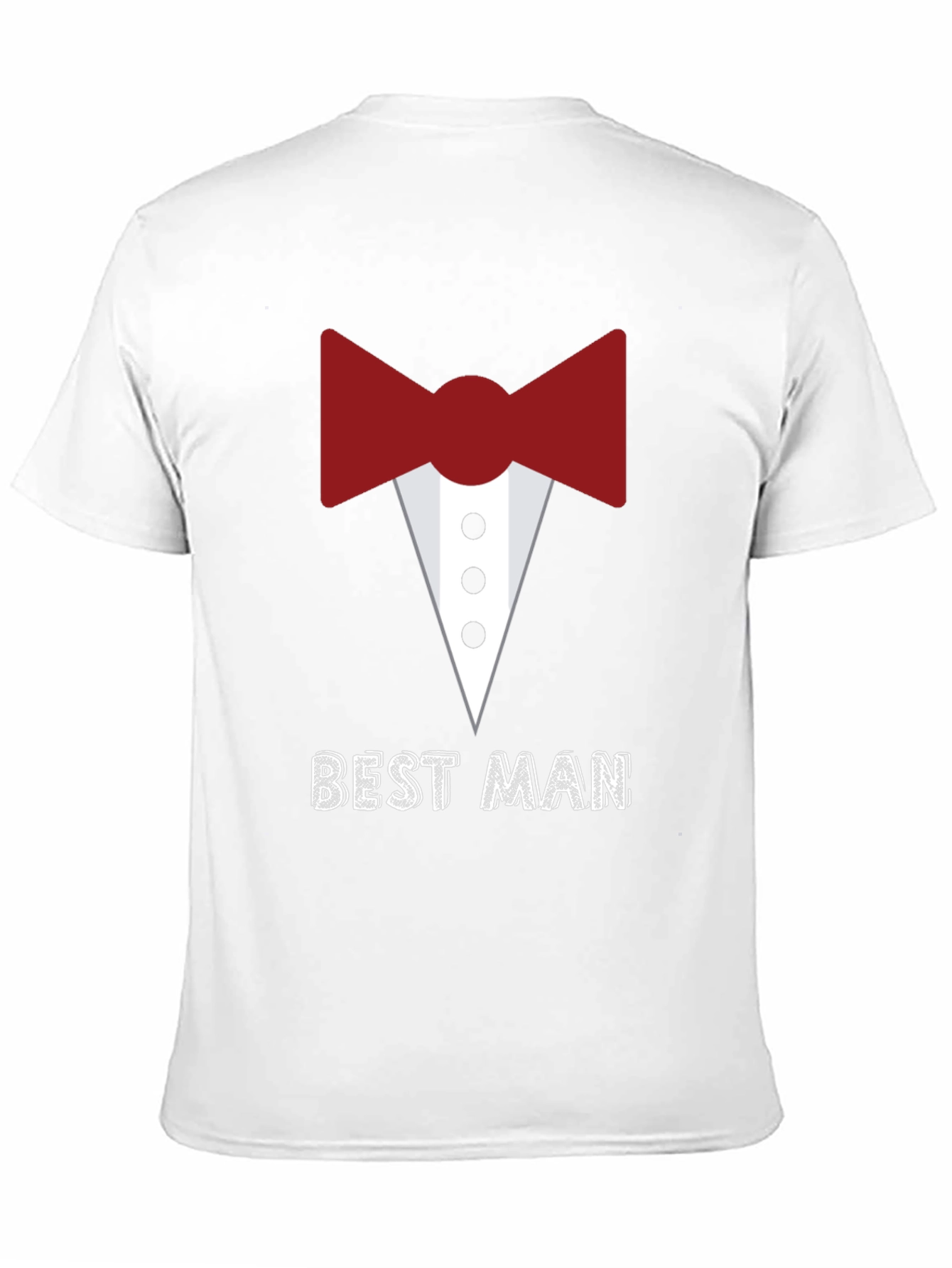Best Man Tuxedo Graphic Tee - Wedding Party Apparel