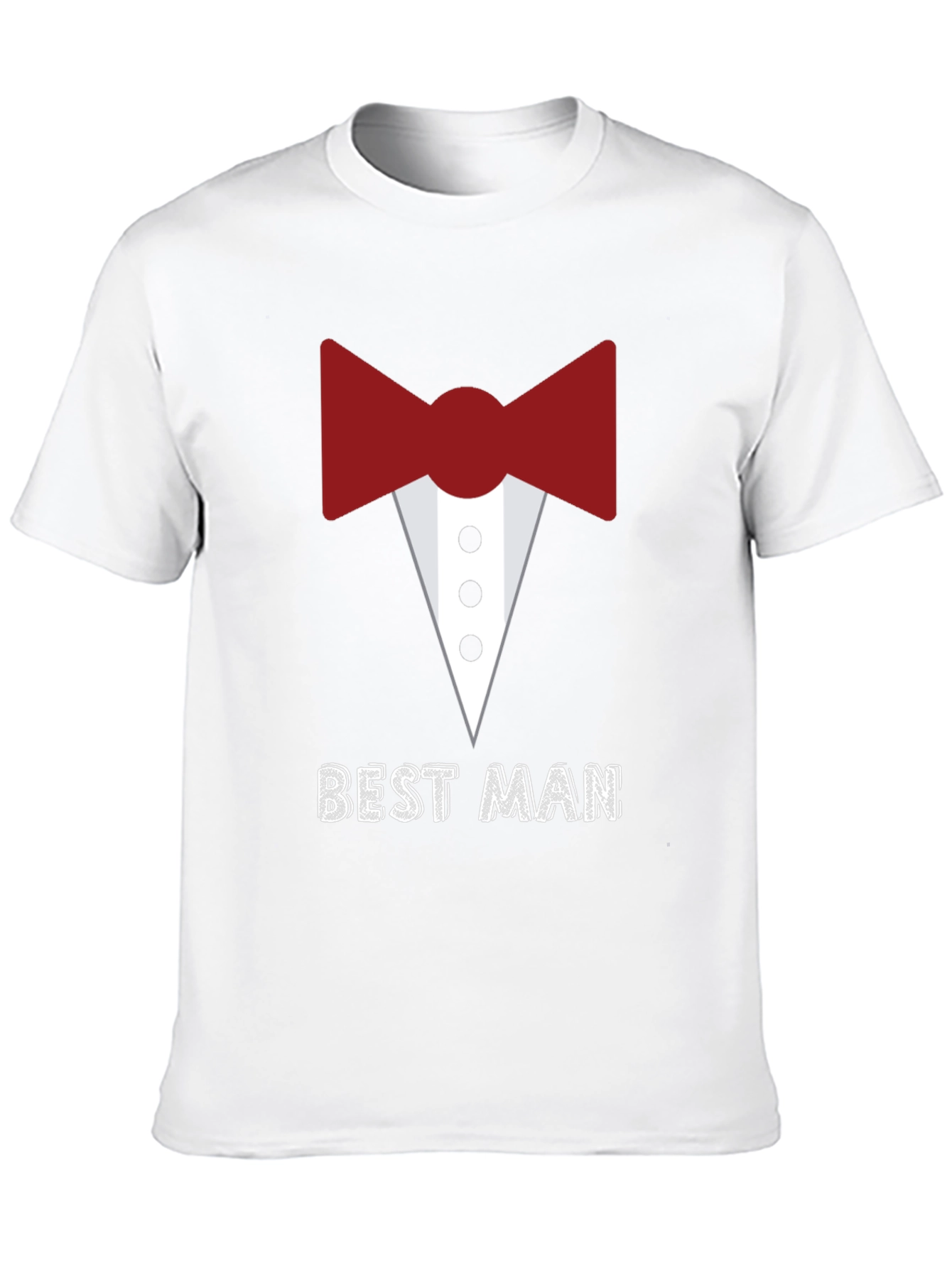 Best Man Tuxedo Graphic Tee - Wedding Party Apparel