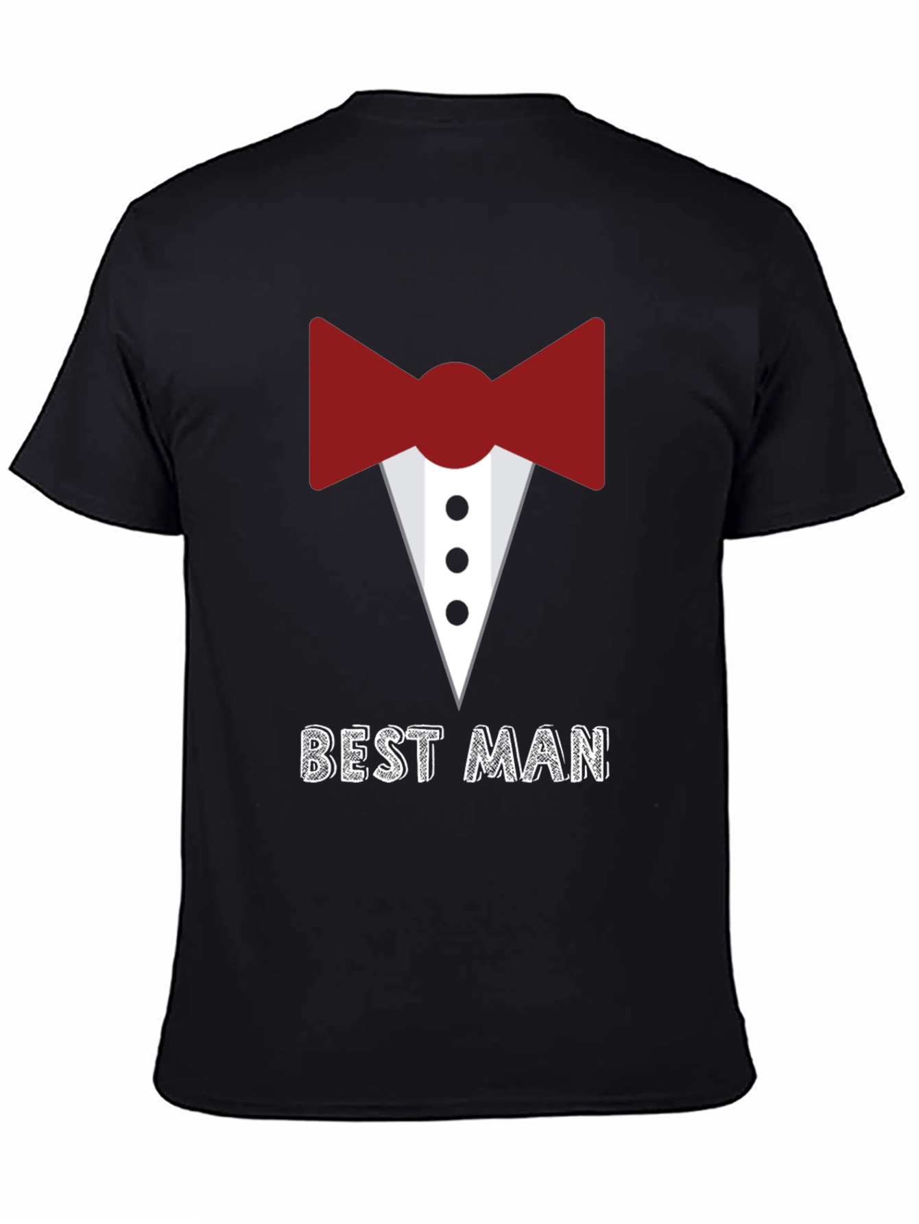 Best Man Tuxedo Graphic Tee - Wedding Party Apparel