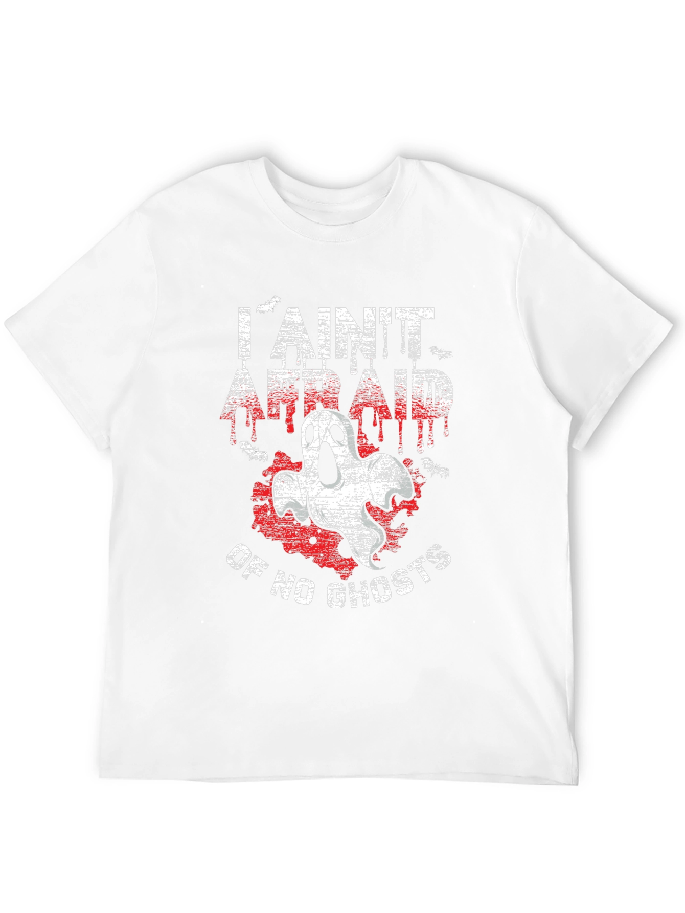 I Aint Afraid of No Ghosts Black T-Shirt