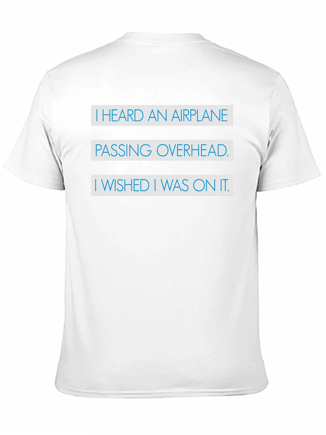Airplane Wish T-Shirt - Aviation Dreamer Tee