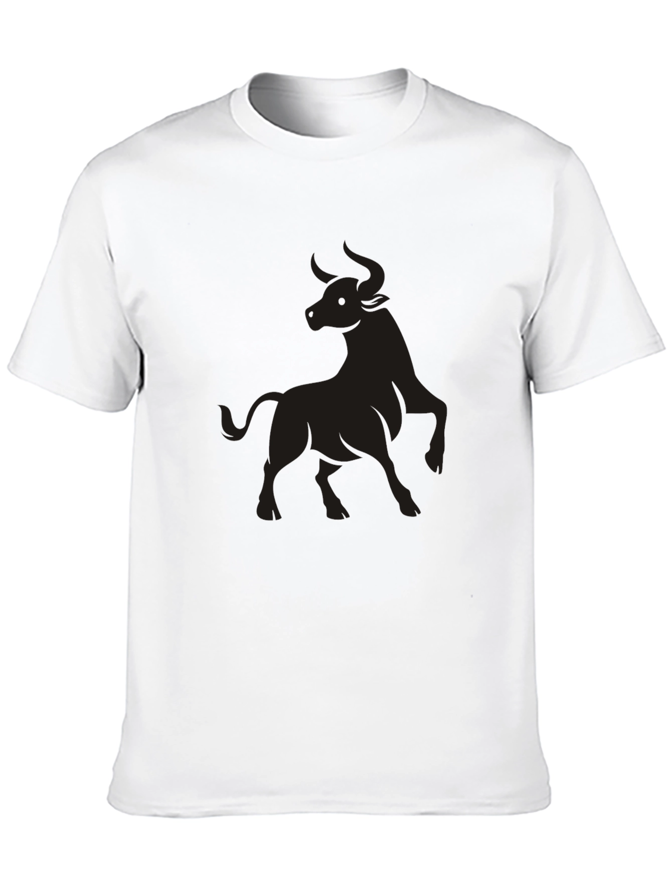 Black Bull Graphic Tee - Stylish Mens T-Shirt