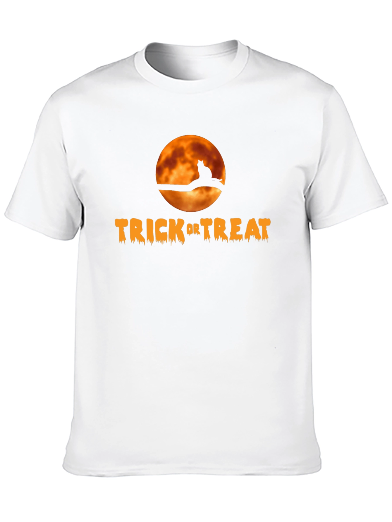 Halloween Trick or Treat Cat T-Shirt