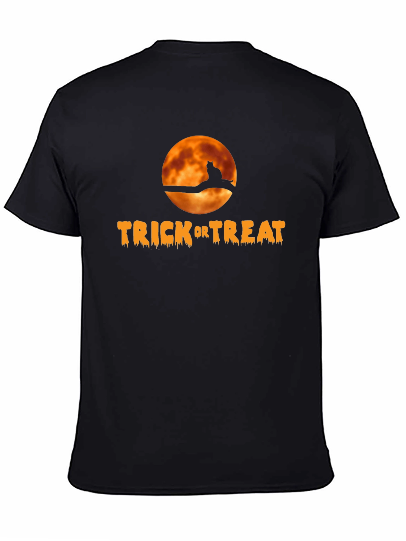 Halloween Trick or Treat Cat T-Shirt