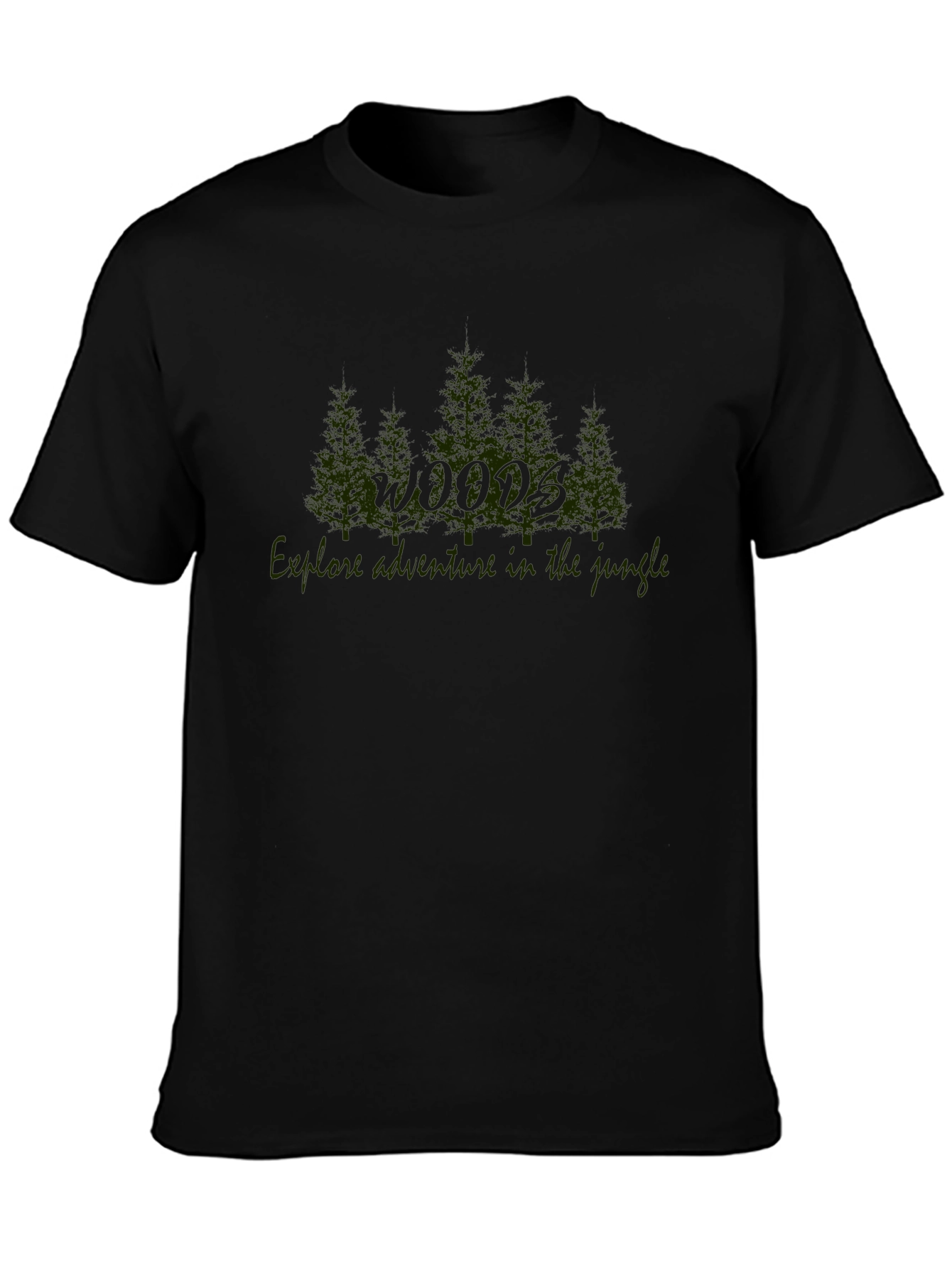 Jungle Adventure Graphic Tee - Black