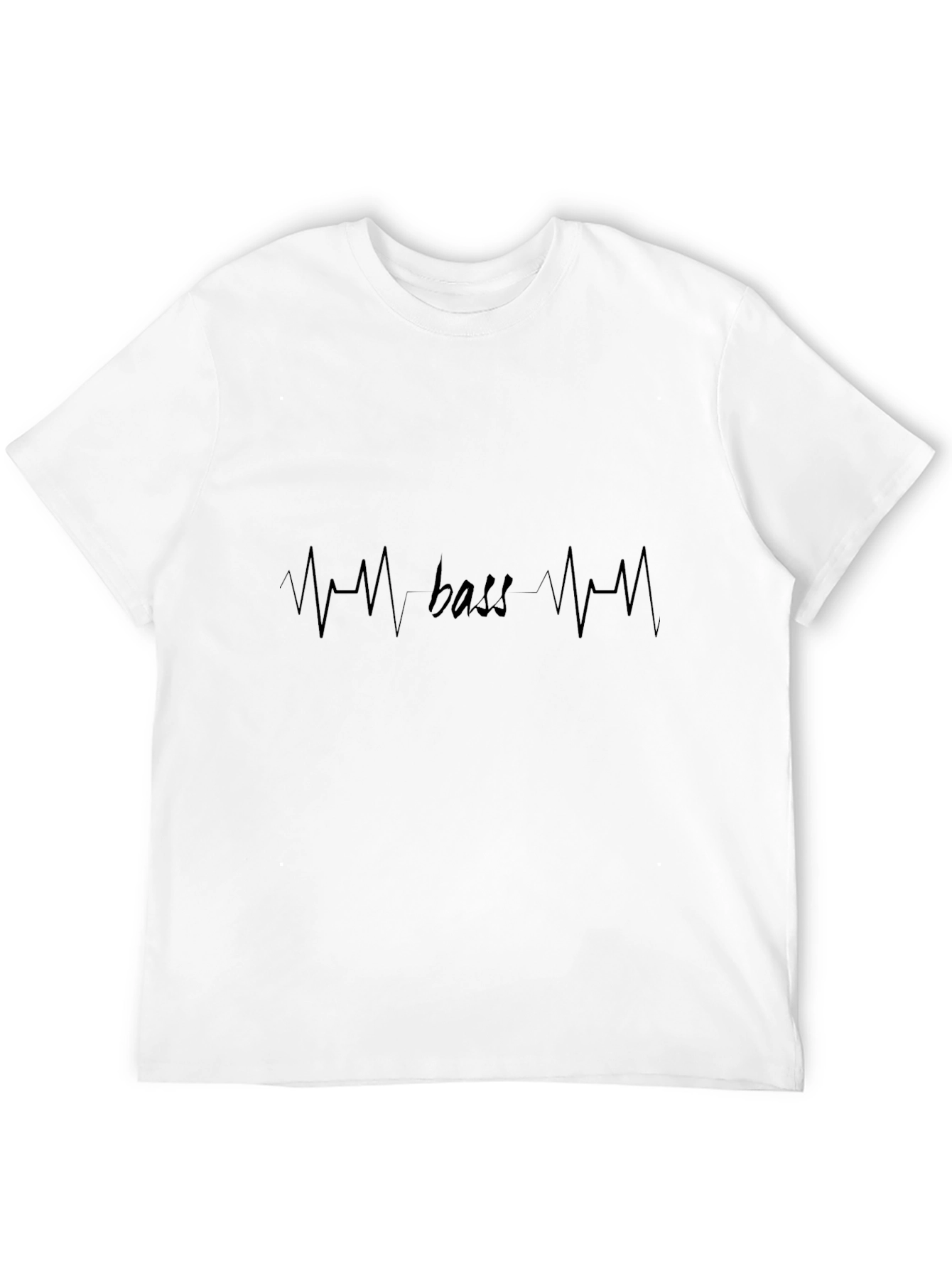 Bass Heartbeat T-Shirt - Music Lover Tee