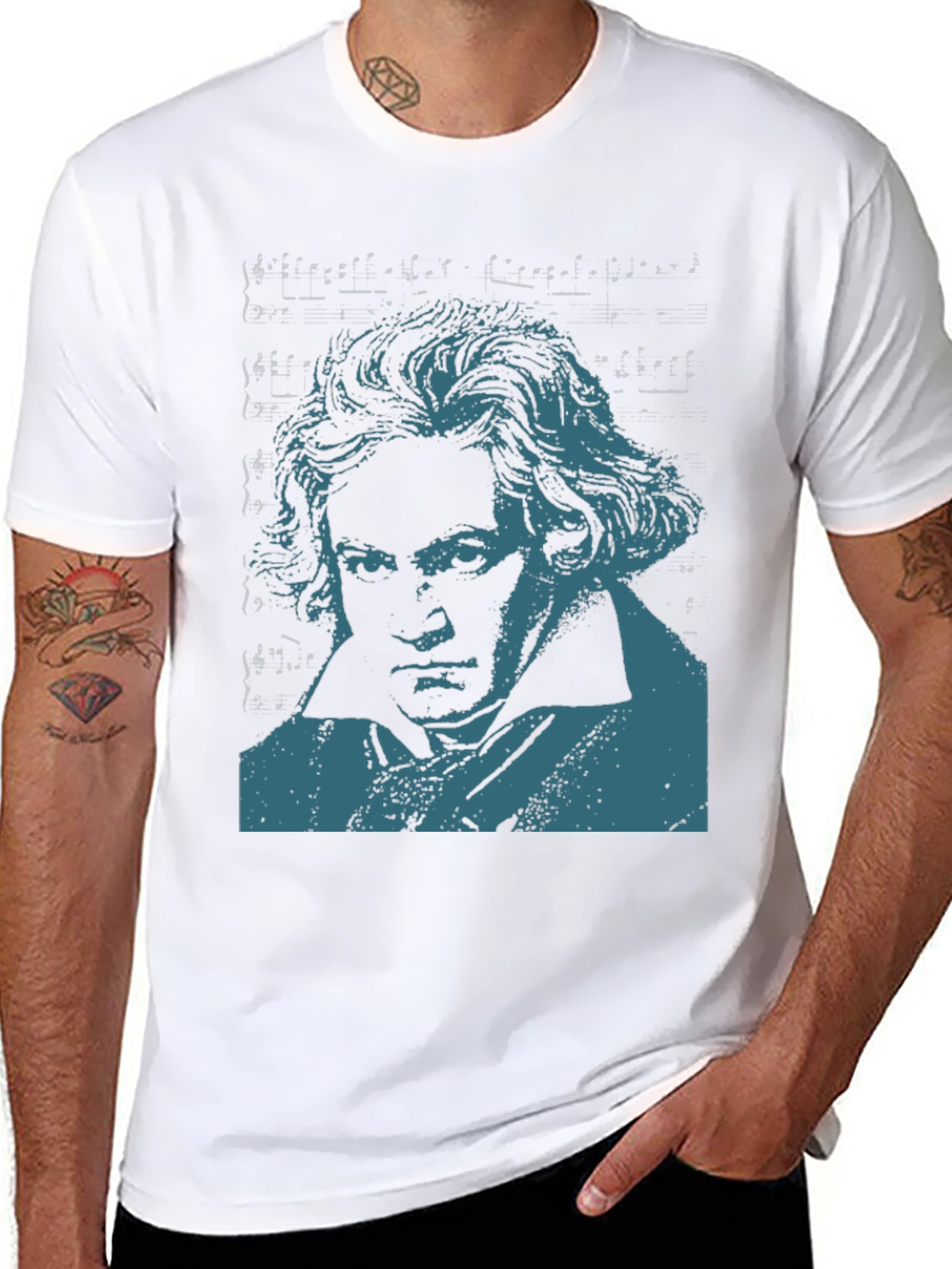 Beethoven Graphic T-Shirt - Classic Music Tee