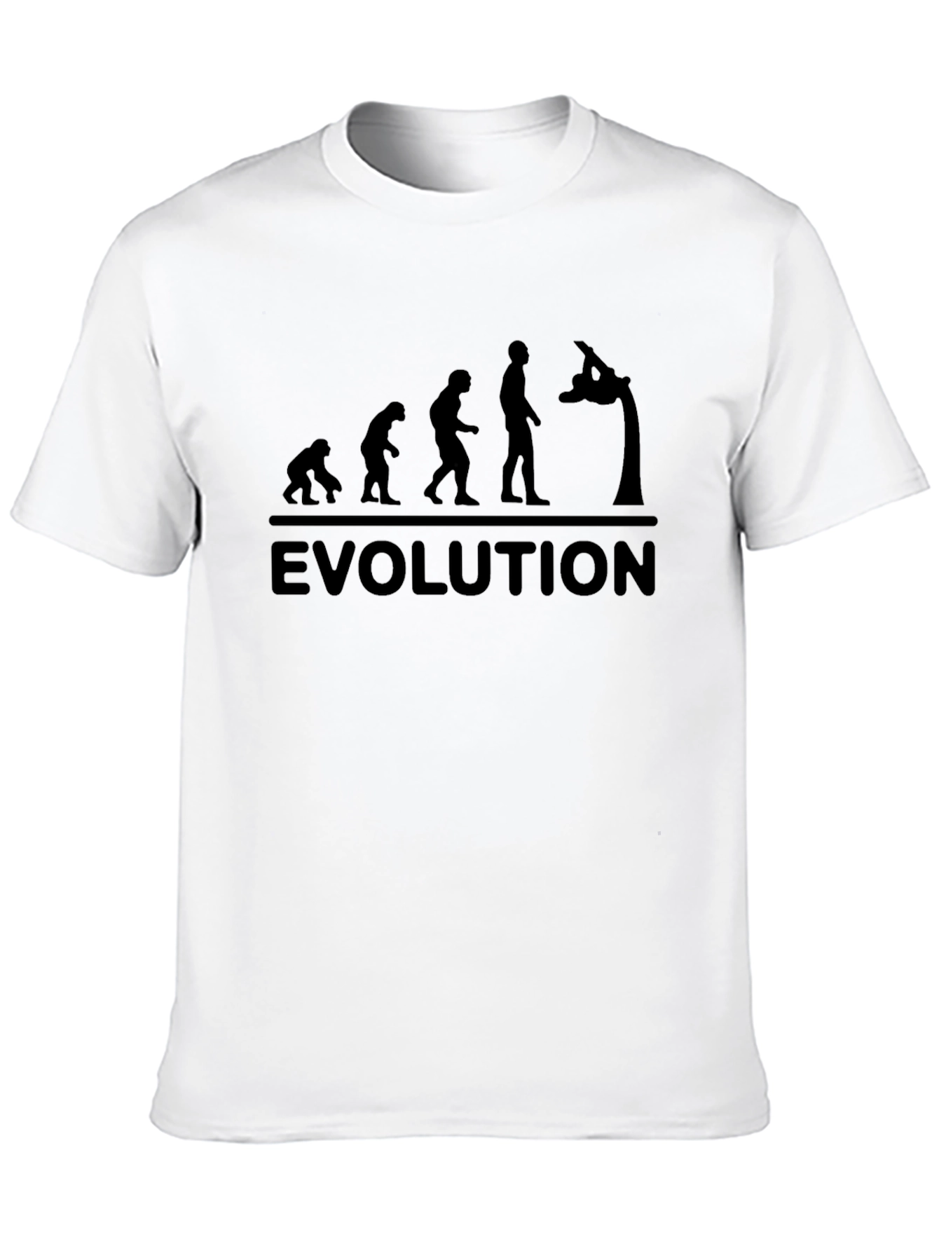 Evolution Gymnastics T-Shirt - Black Cotton Tee