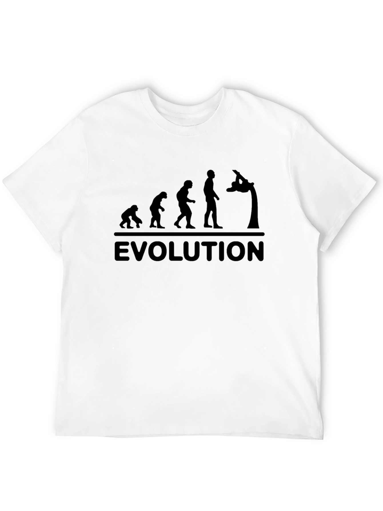 Evolution Gymnastics T-Shirt - Black Cotton Tee