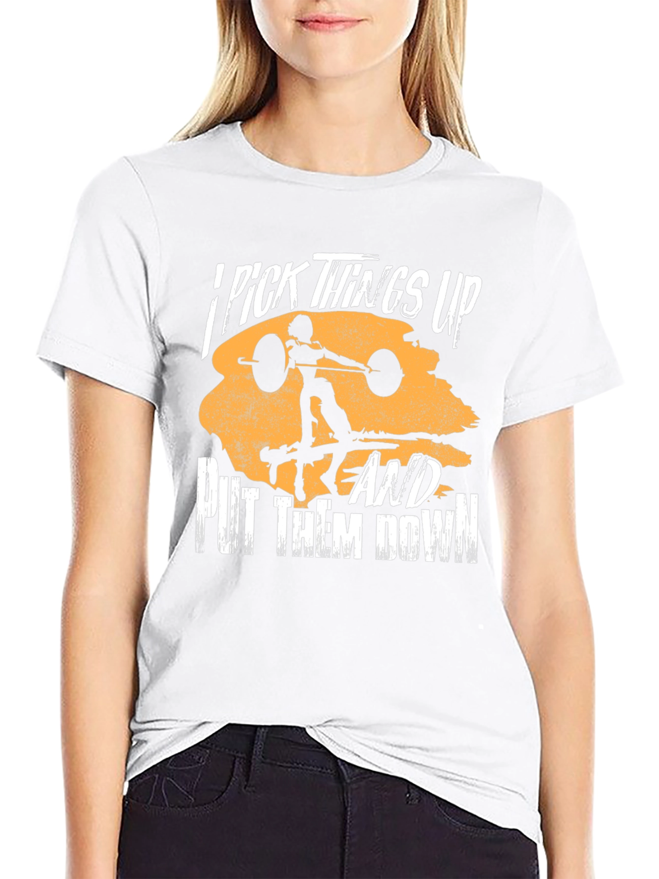 I Pick Things Up T-Shirt - Weightlifting Design