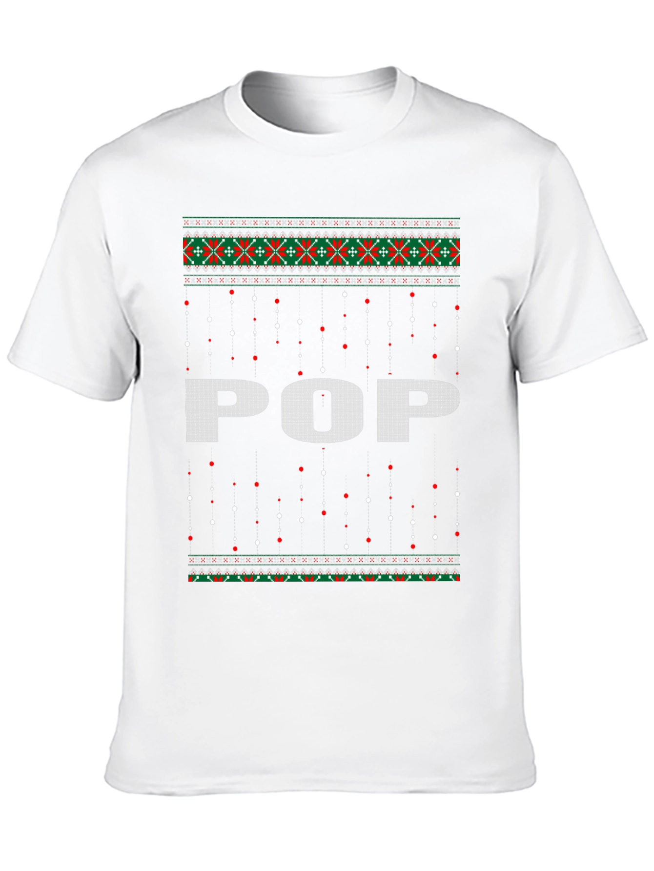 Dad Christmas T-Shirt Ugly Holiday Pop Graphic