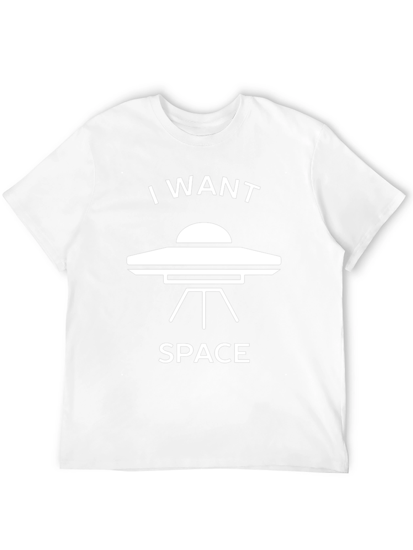 I Want Space UFO Graphic T-Shirt