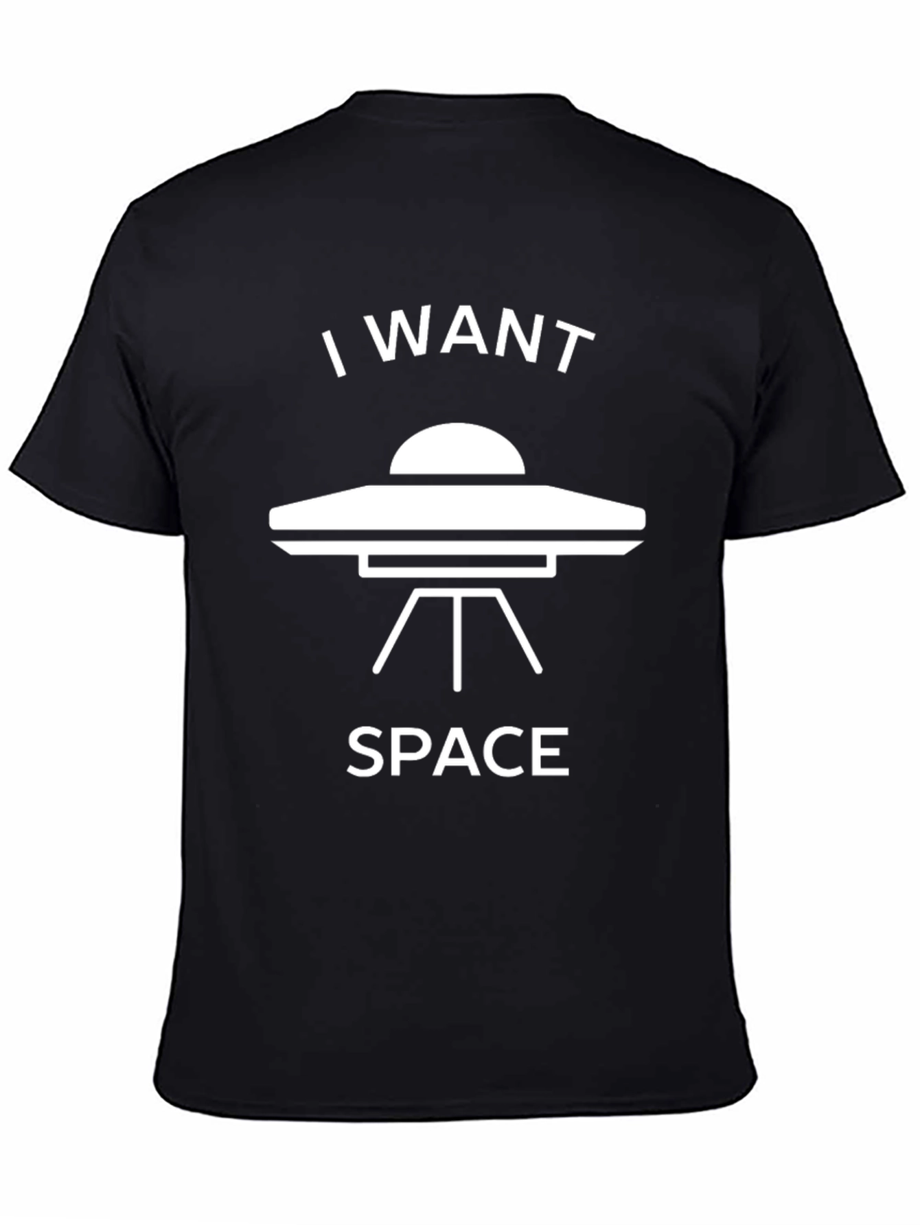I Want Space UFO Graphic T-Shirt