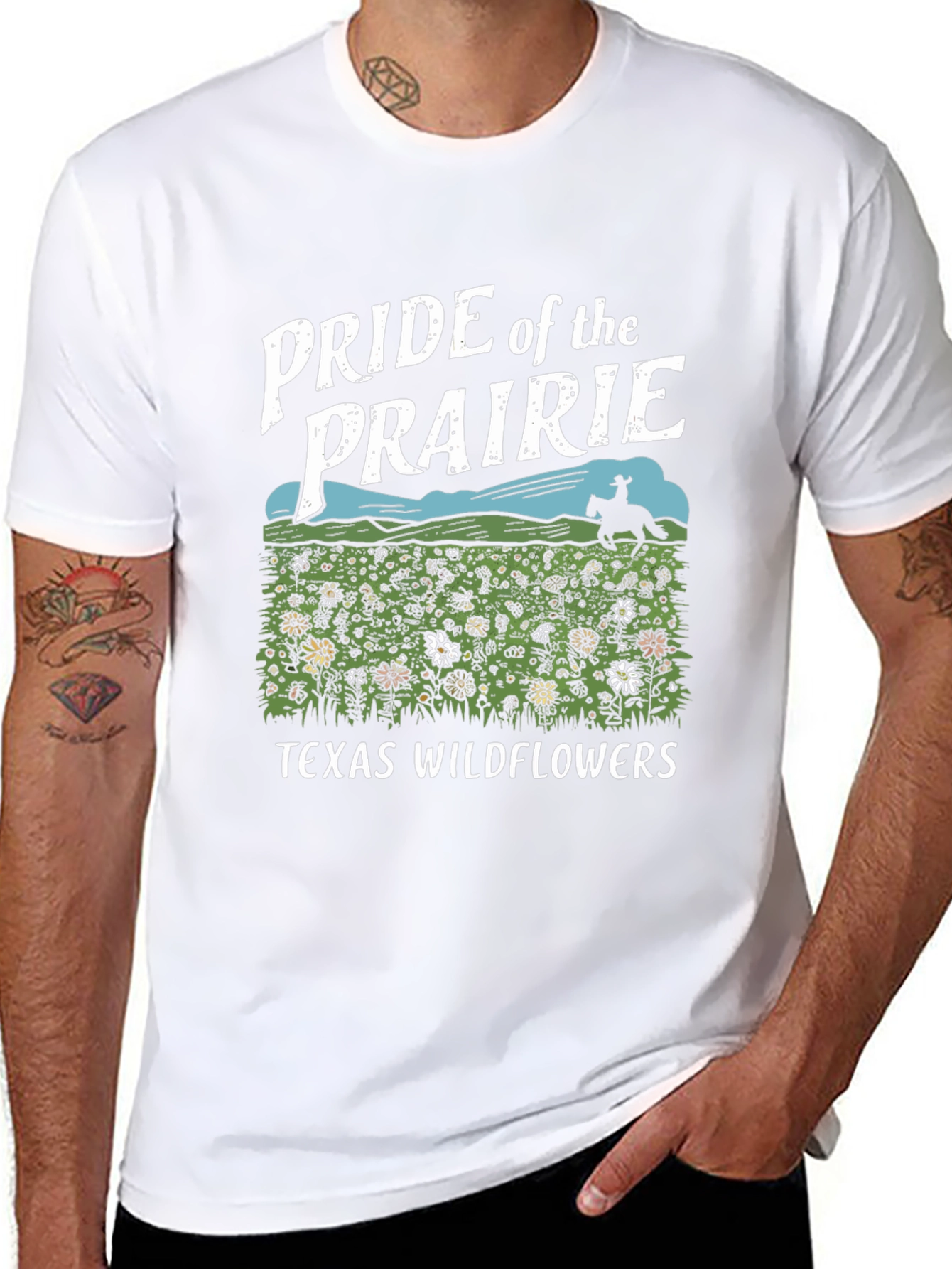 Pride of the Prairie Texas Wildflowers Graphic Tee