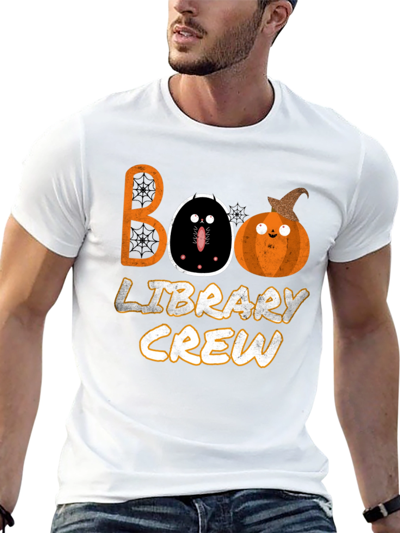 Boo Library Crew Halloween T-Shirt