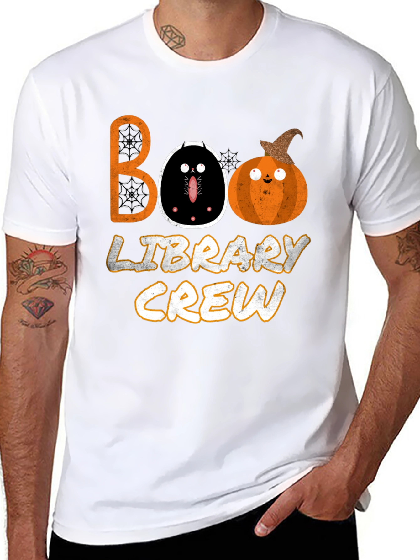 Boo Library Crew Halloween T-Shirt
