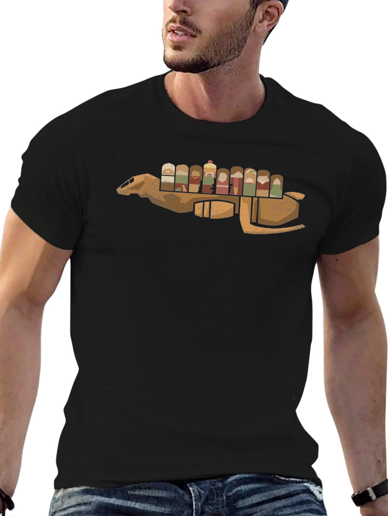 Adventure Time Crew Black T-Shirt