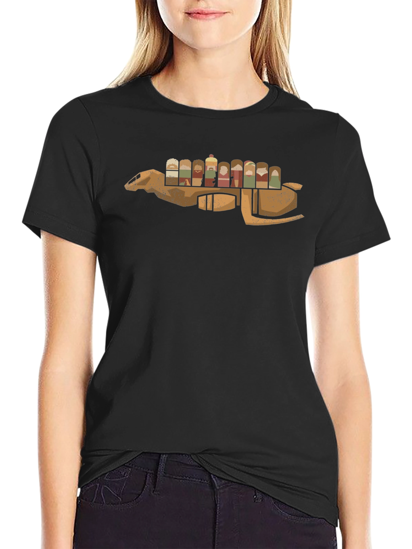 Adventure Time Crew Black T-Shirt