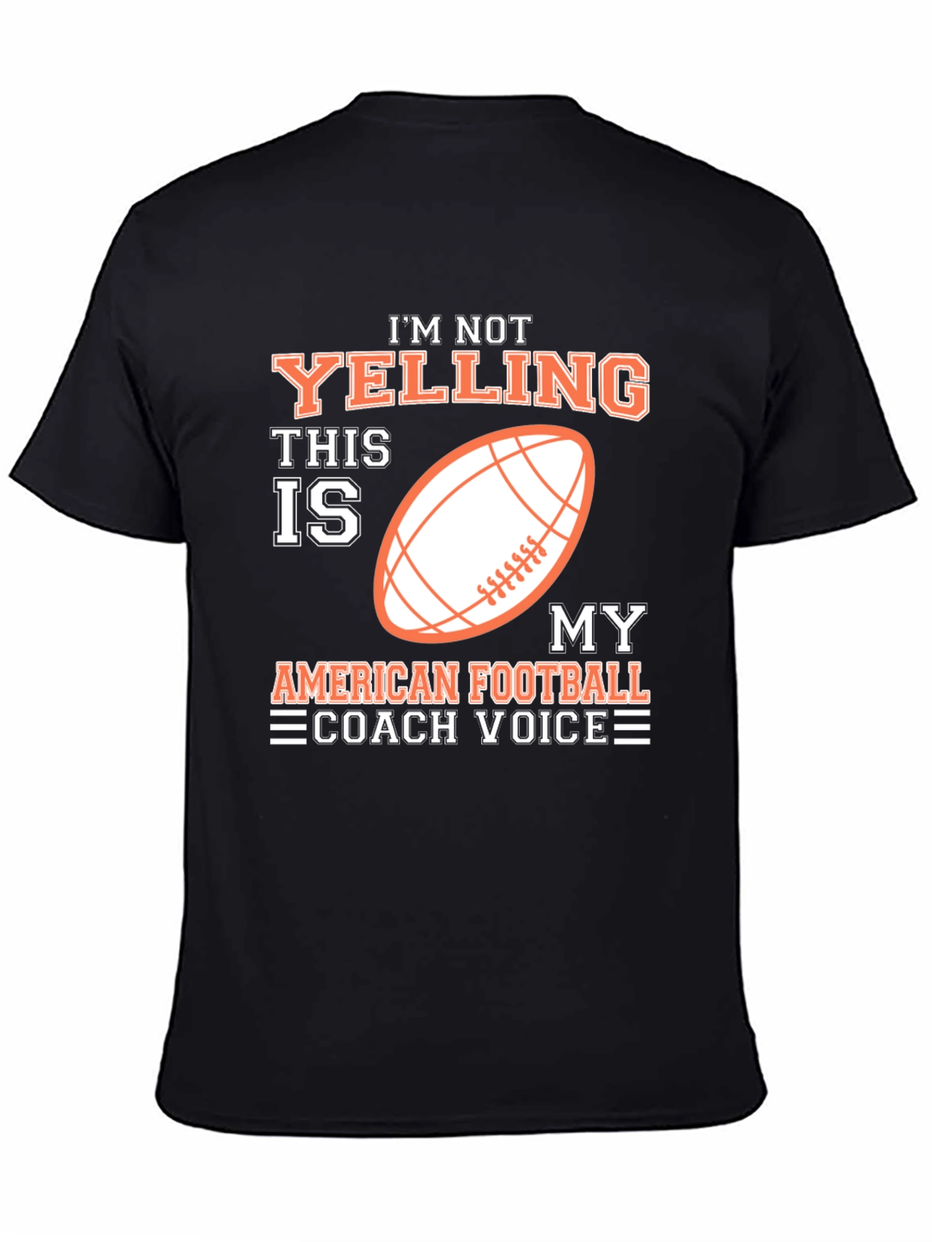 Football Coach Voice Graphic T-Shirt