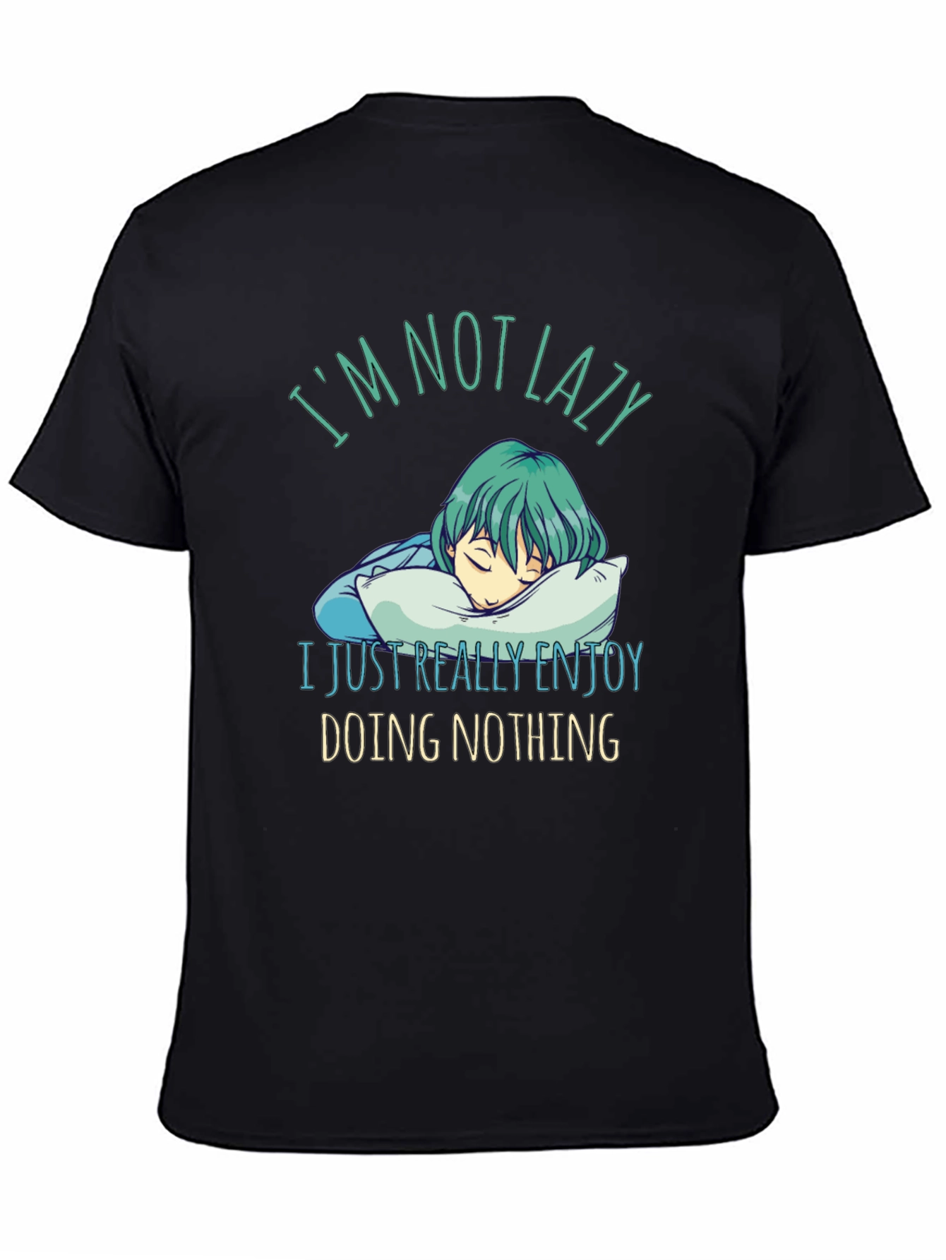 Lazy Enjoy Doing Nothing Graphic Tee